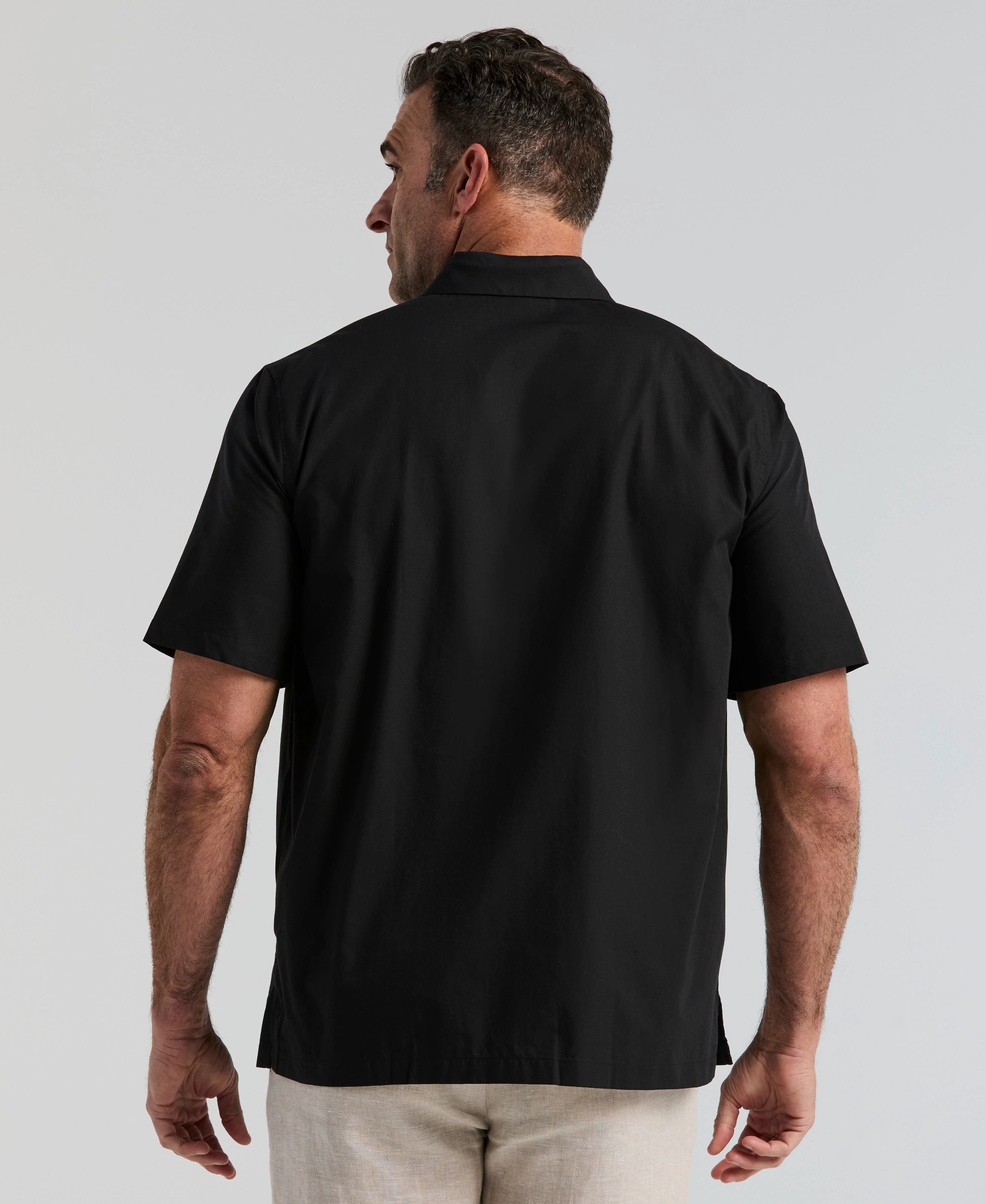 Big & Tall Four Pocket Guayabera Shirt - Image 2