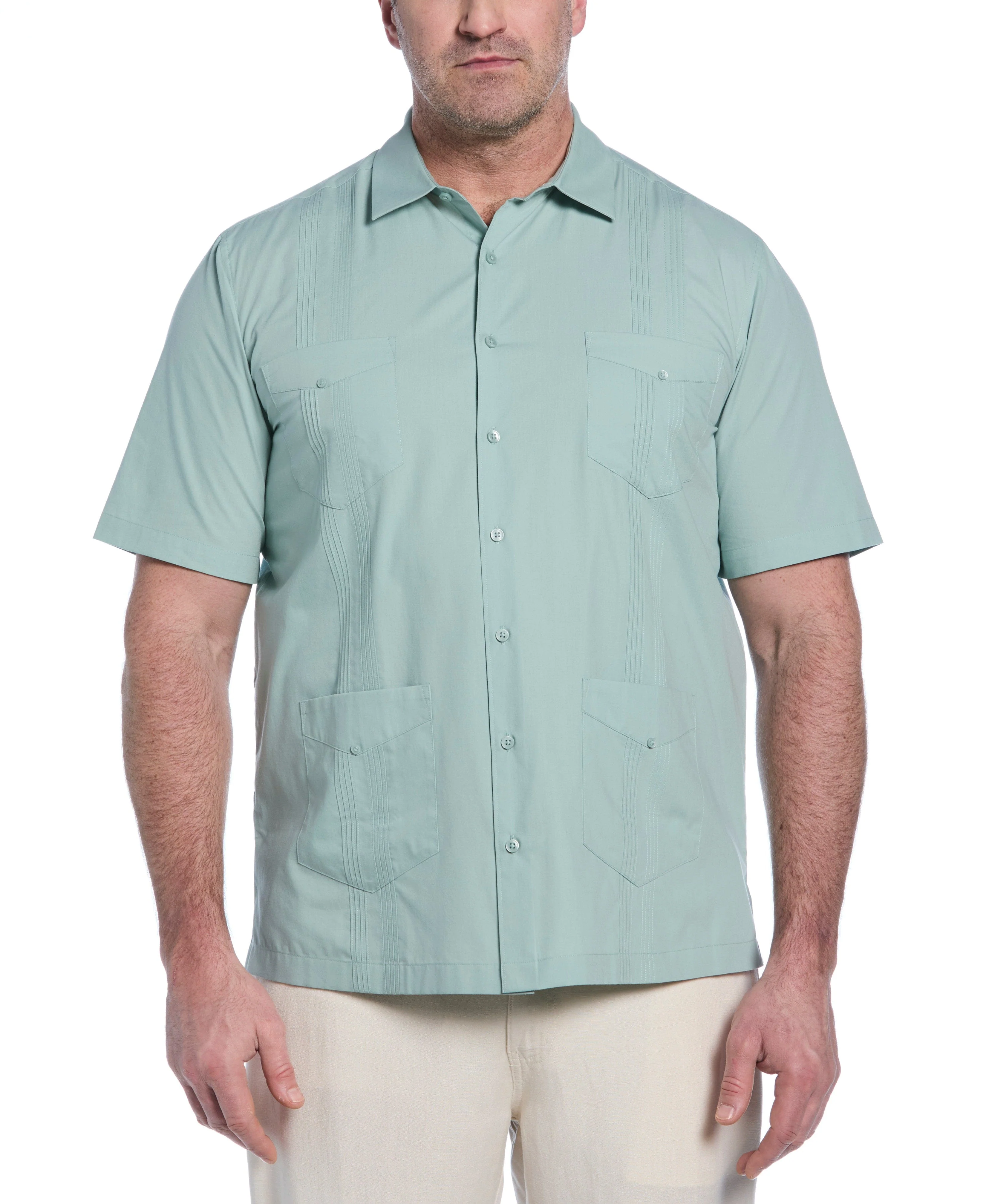 Big & Tall Four Pocket Guayabera Shirt - Image 22