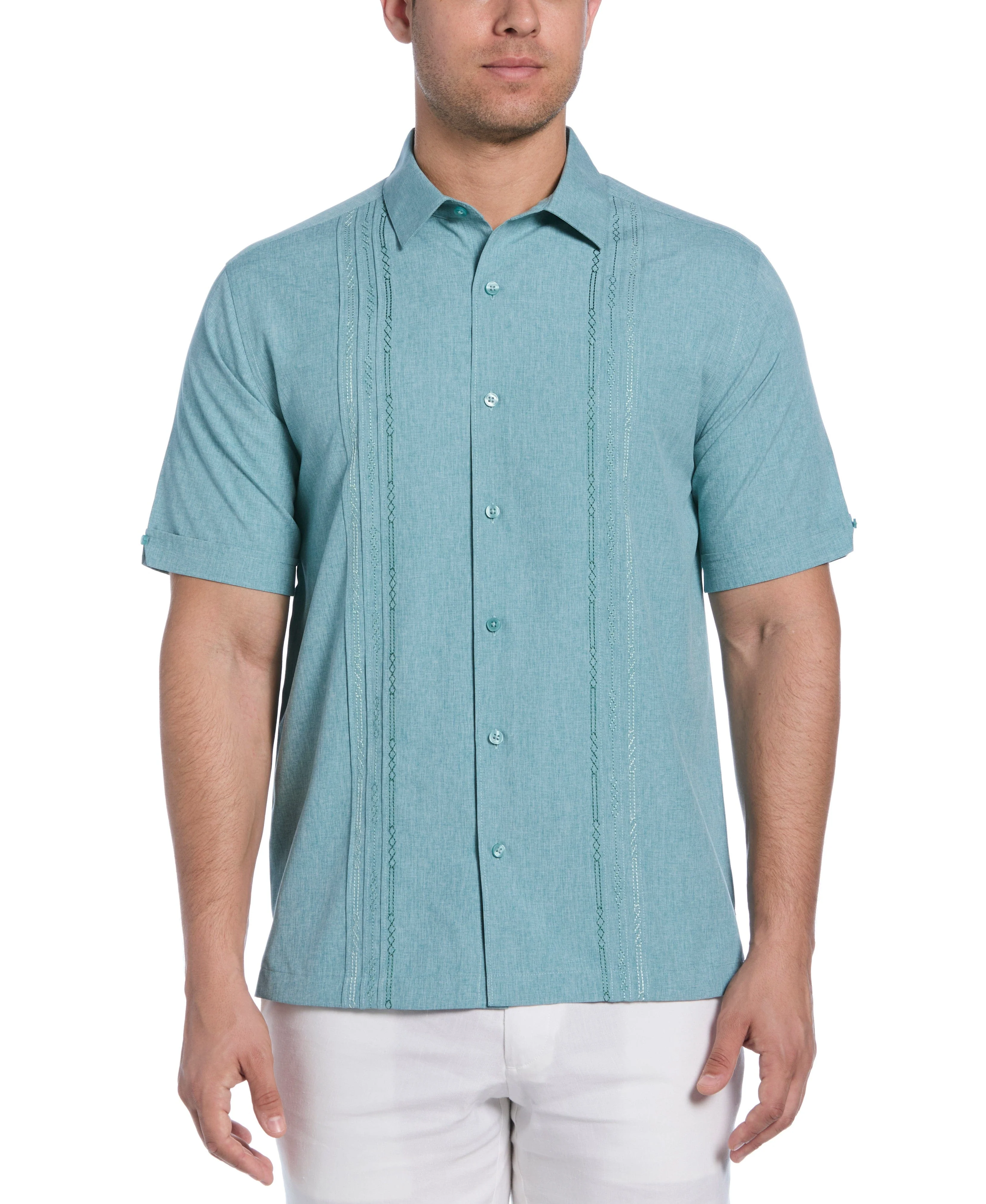Geo Embroidered Panel Shirt - Image 18