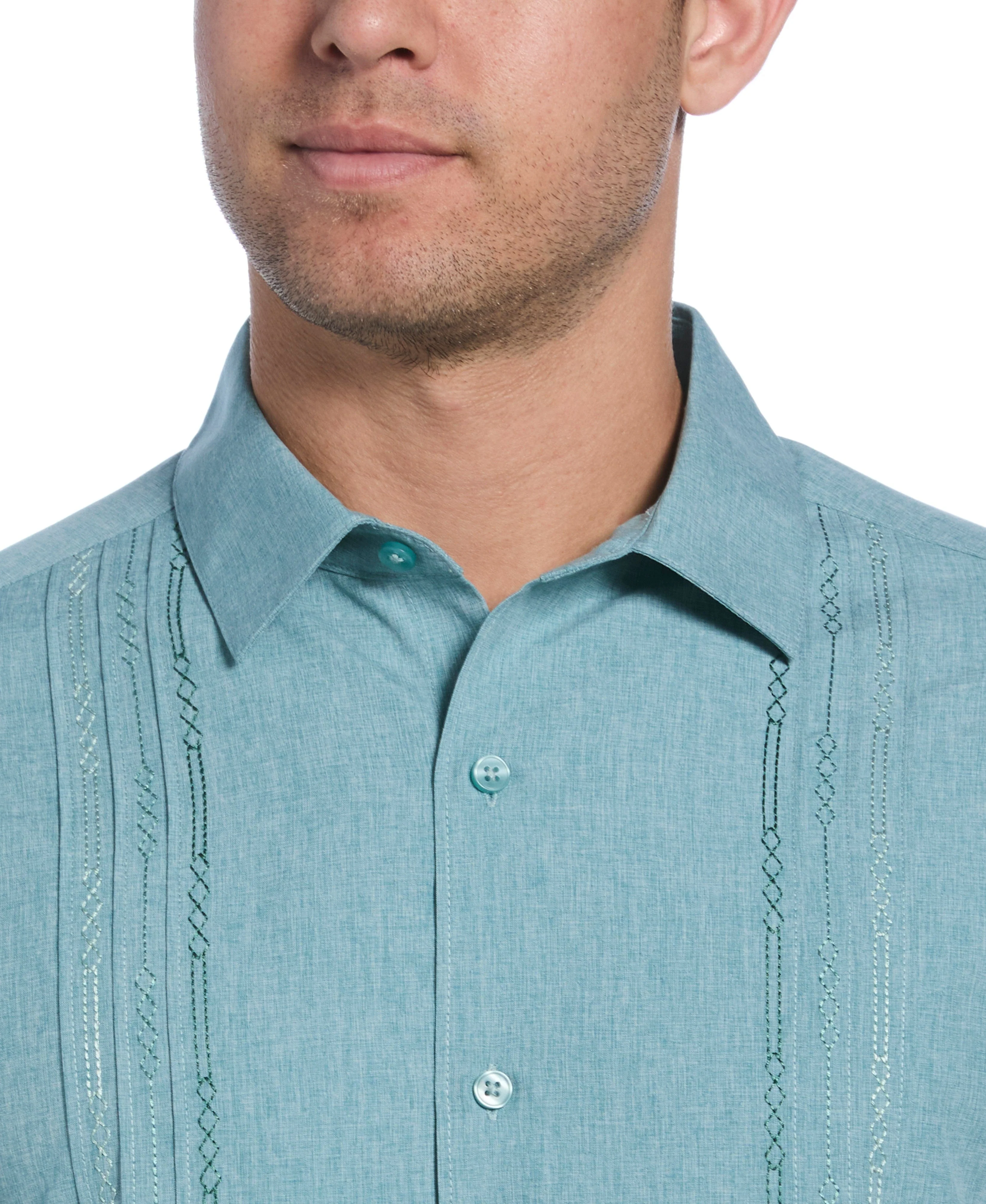Geo Embroidered Panel Shirt - Image 21