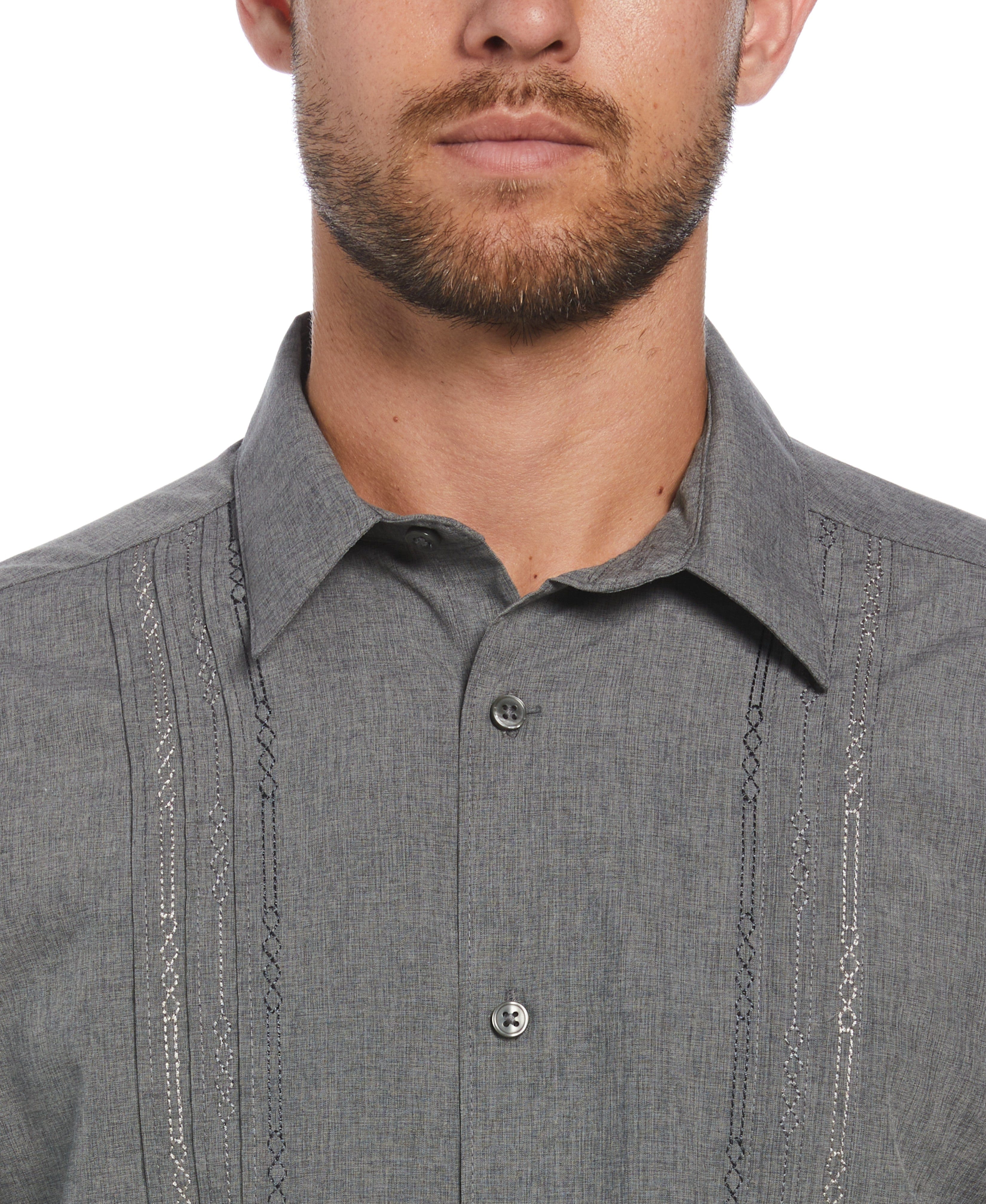 Geo Embroidered Panel Shirt - Image 27