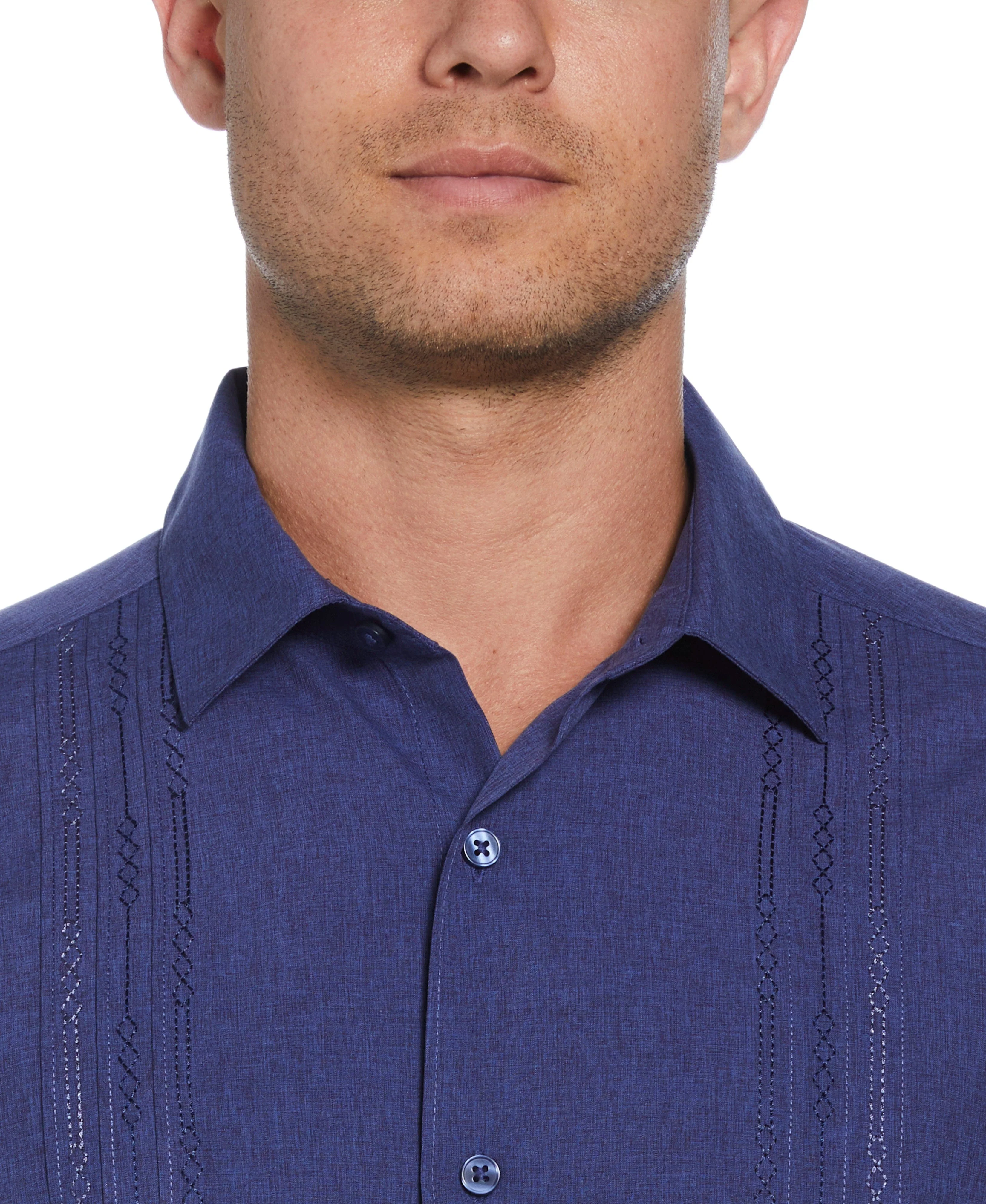 Geo Embroidered Panel Shirt - Image 32