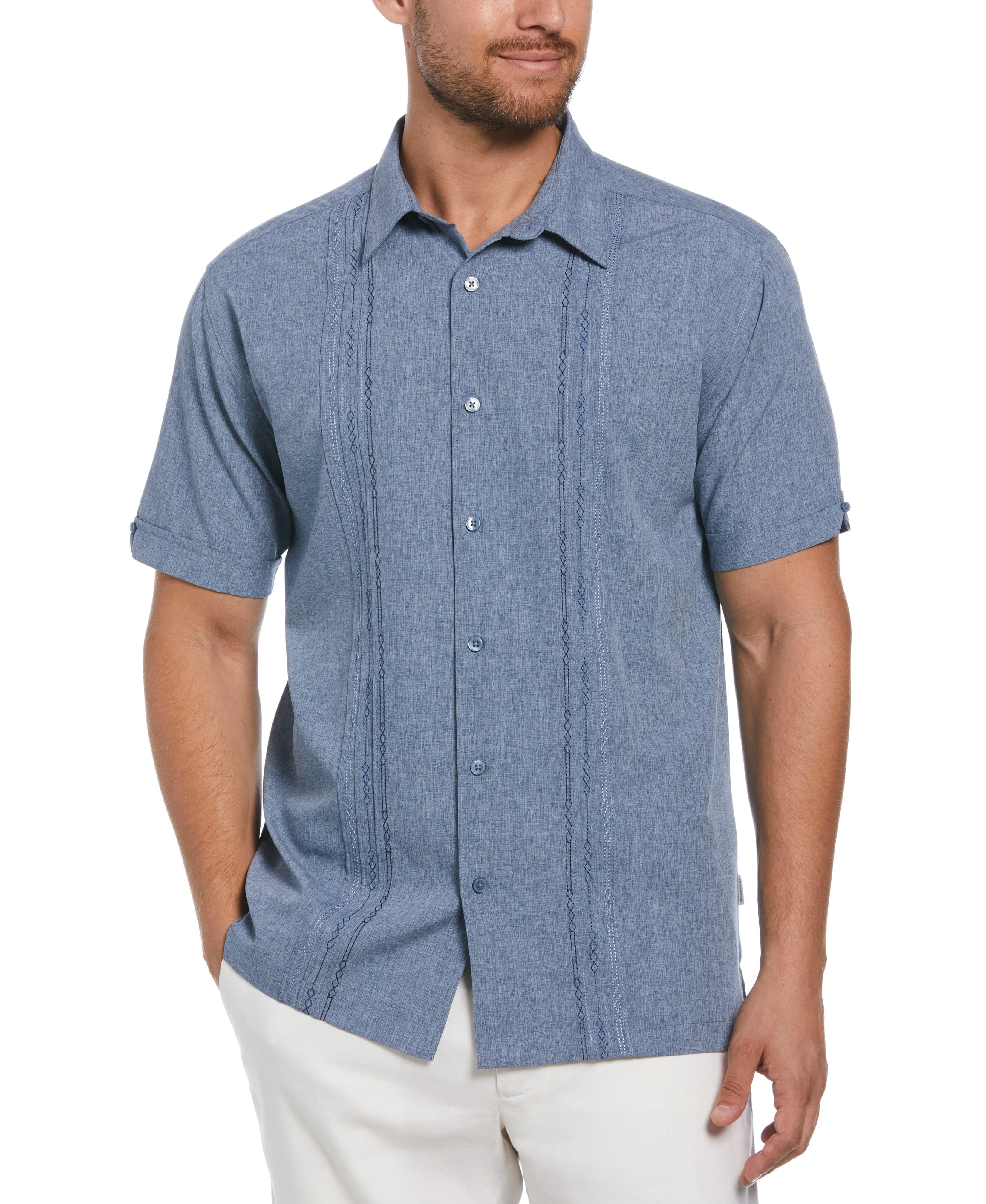 Geo Embroidered Panel Shirt - Image 34