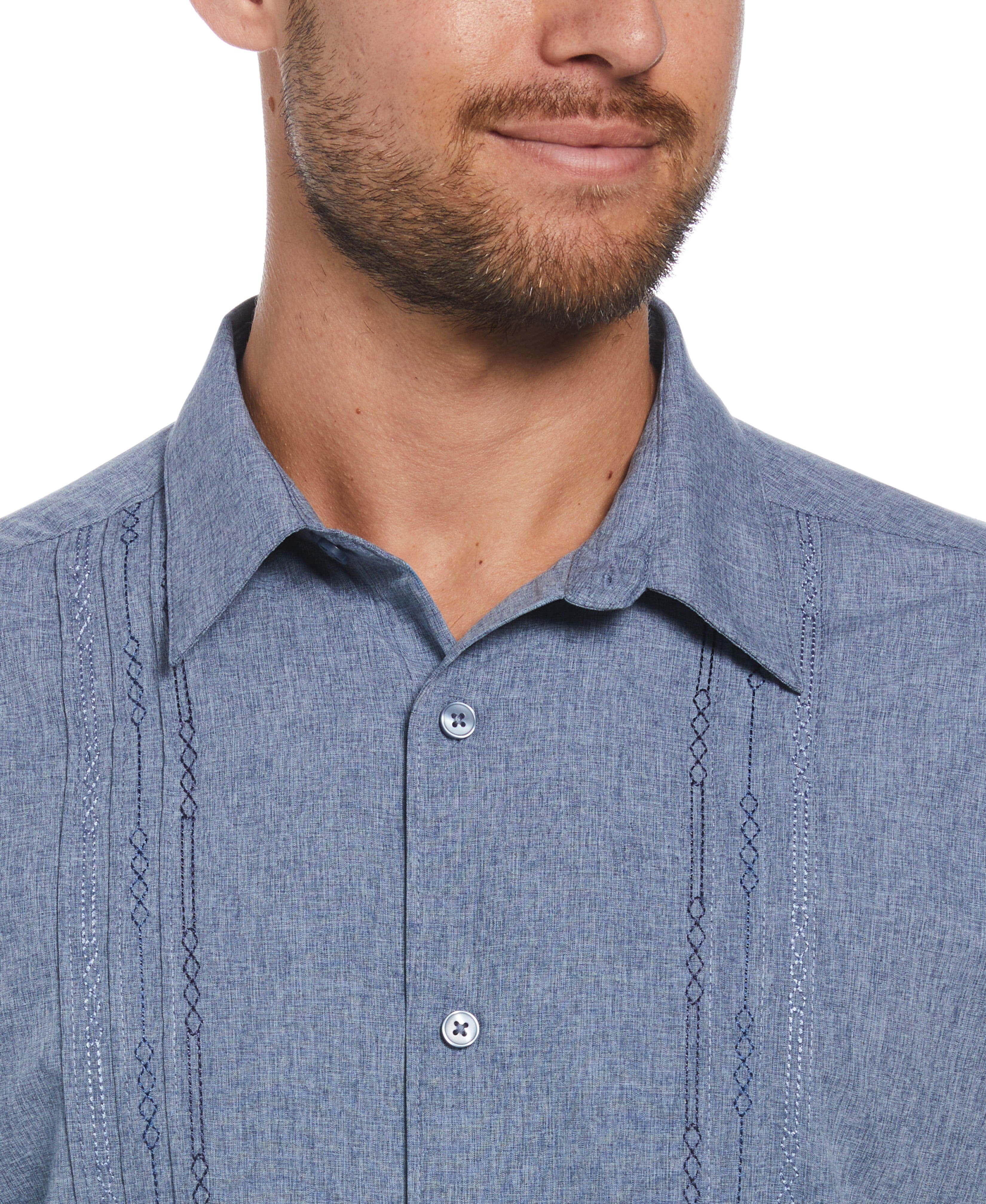 Geo Embroidered Panel Shirt - Image 37