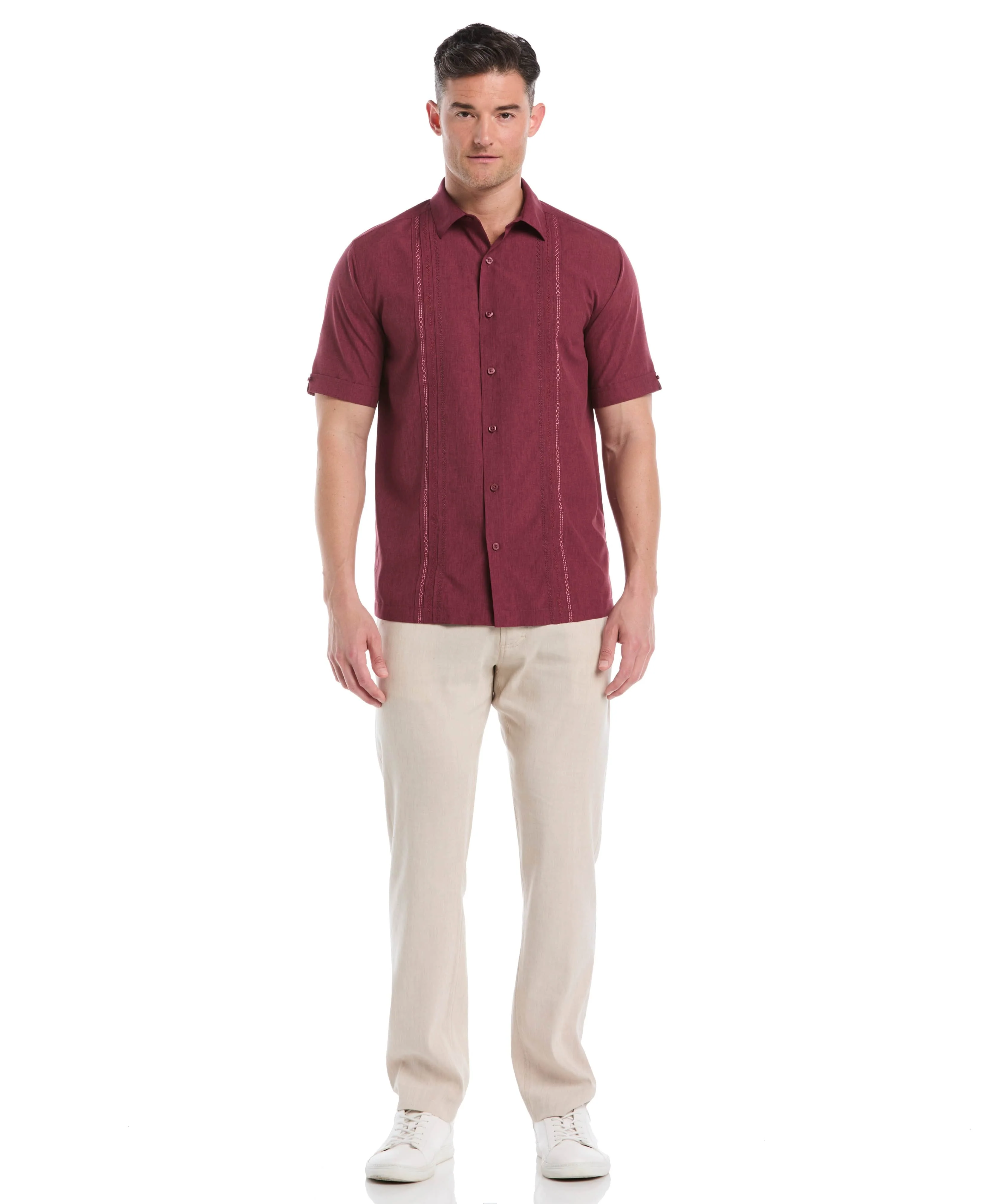 Geo Embroidered Panel Shirt - Image 4