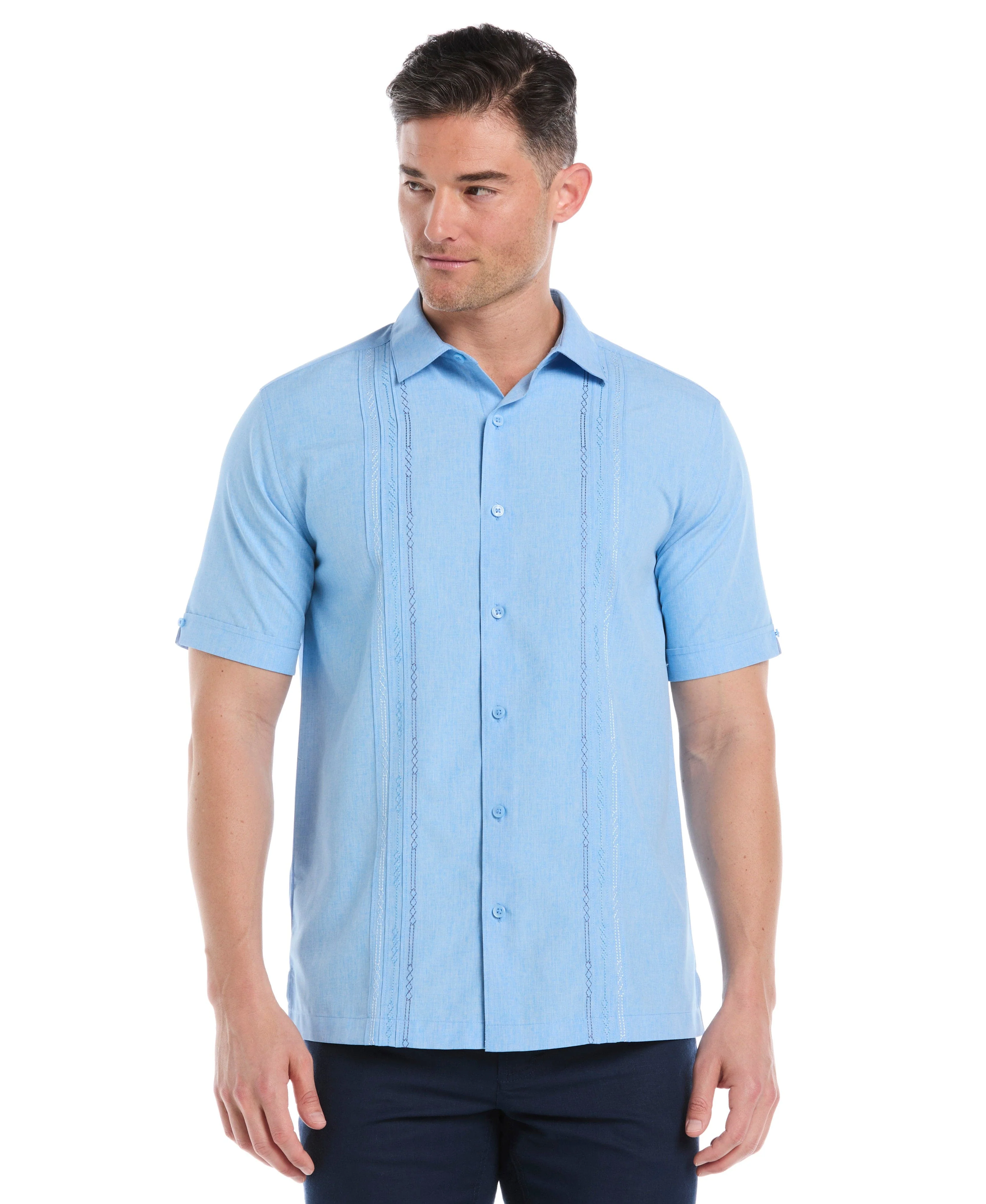 Geo Embroidered Panel Shirt - Image 7