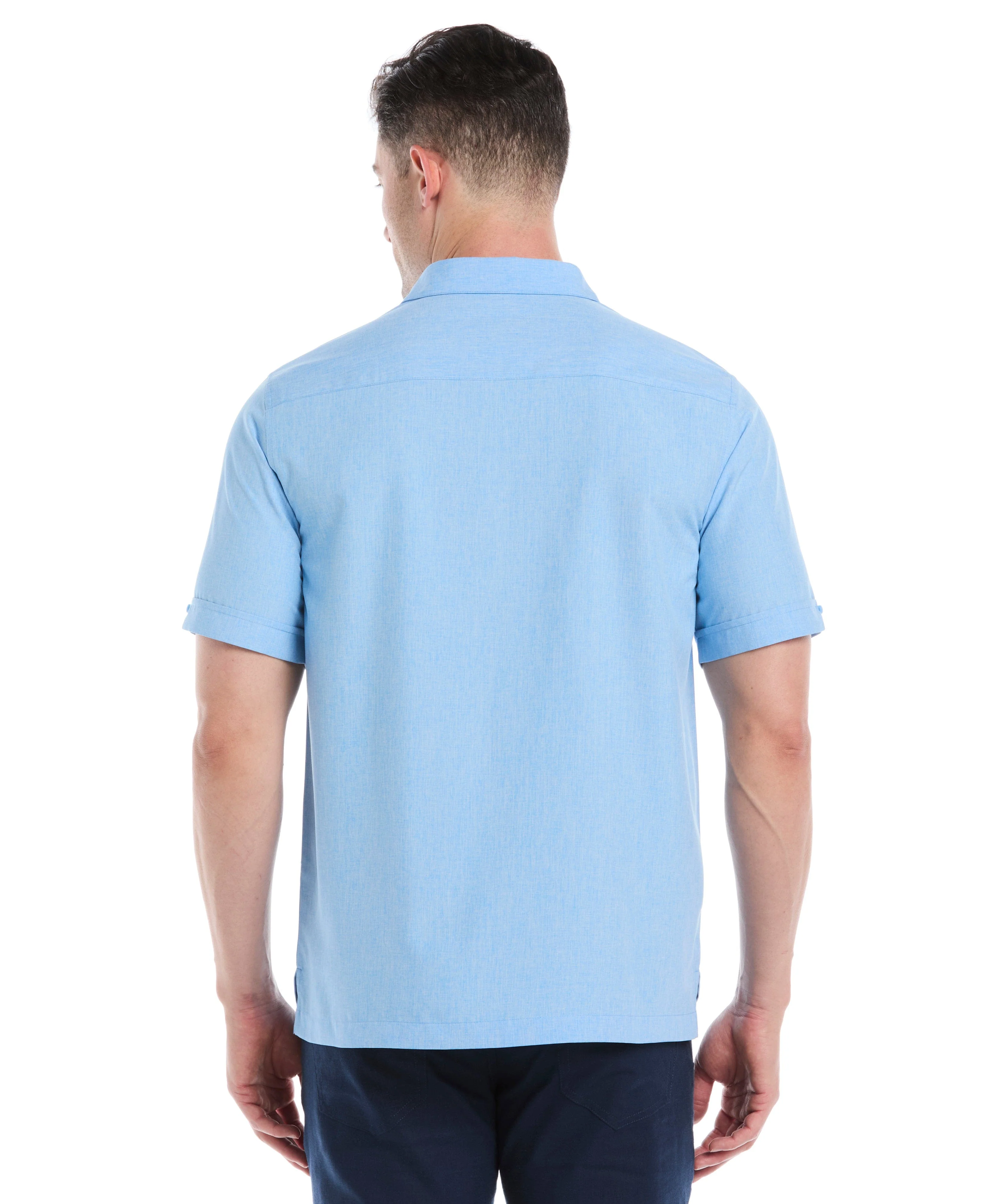 Geo Embroidered Panel Shirt - Image 8