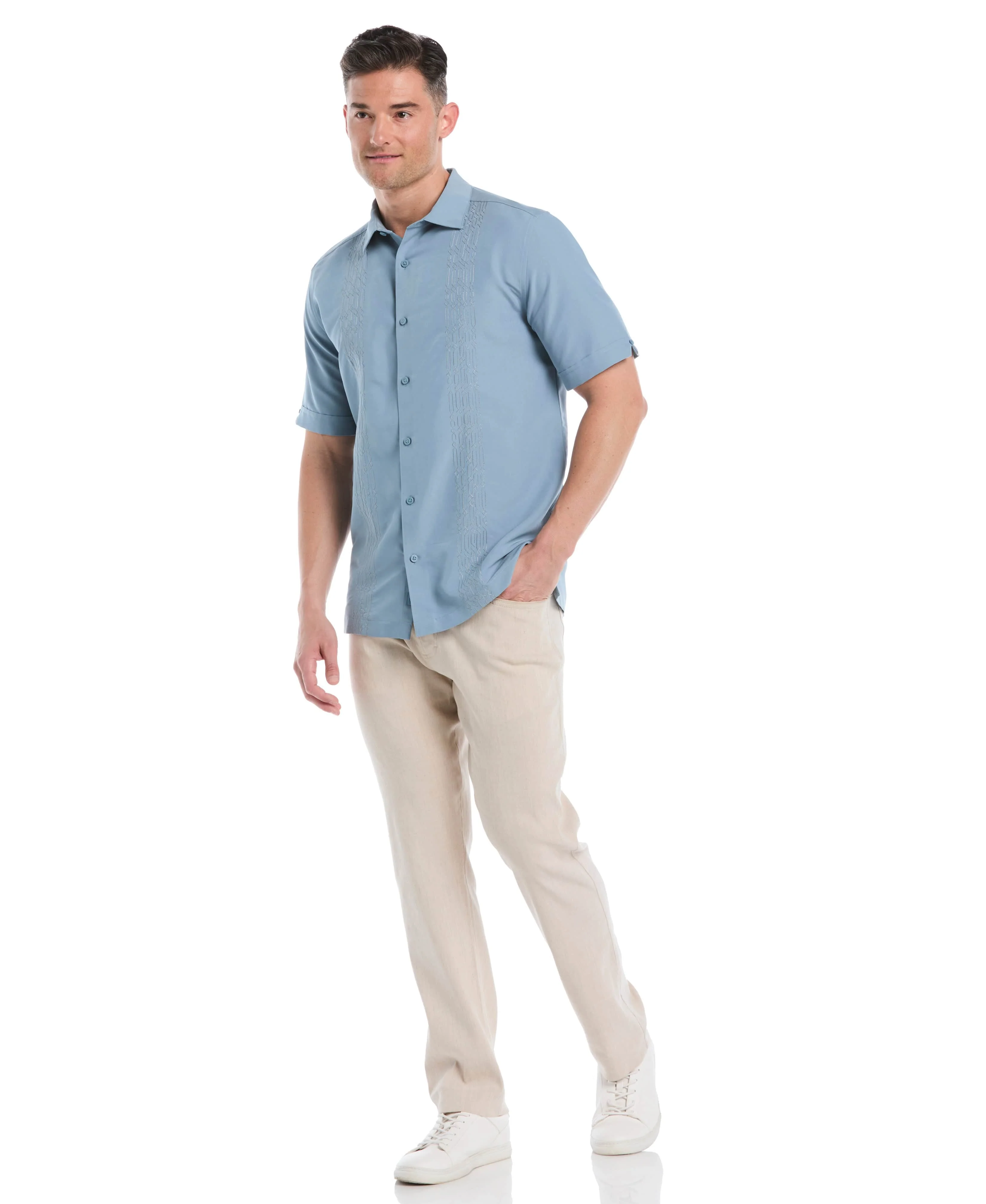 Geo Embroidery Shirt - Image 5