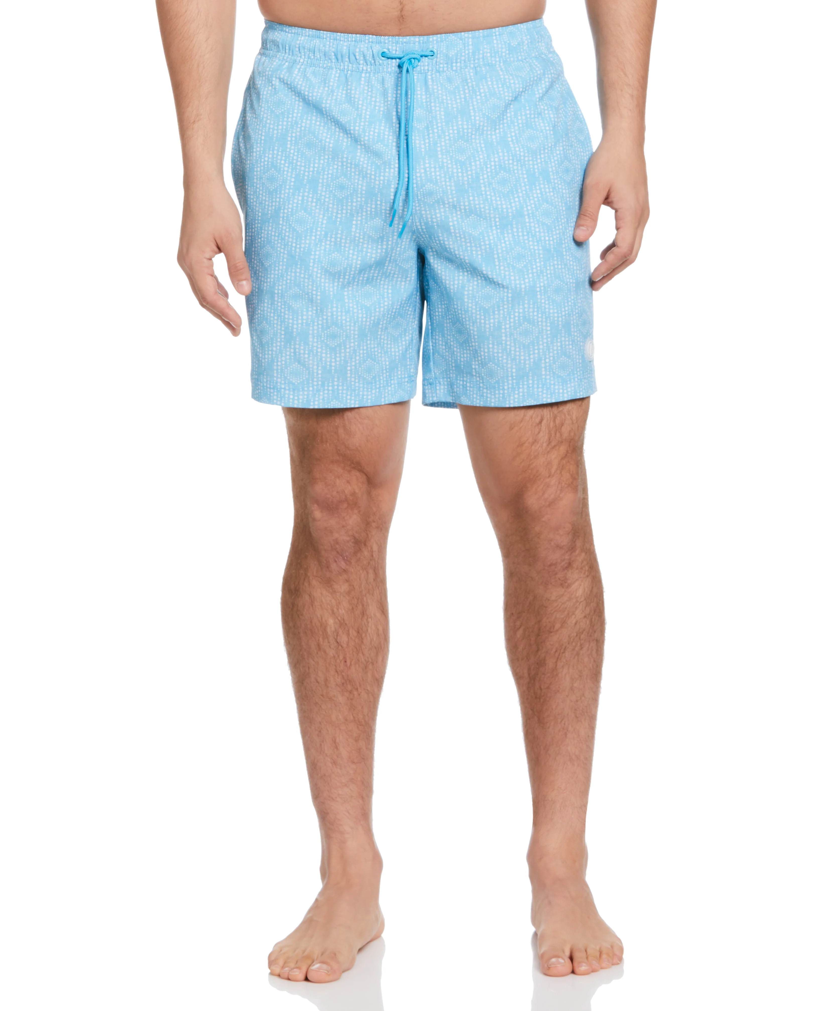 Geo Print 7" Swim Trunks - Image 6