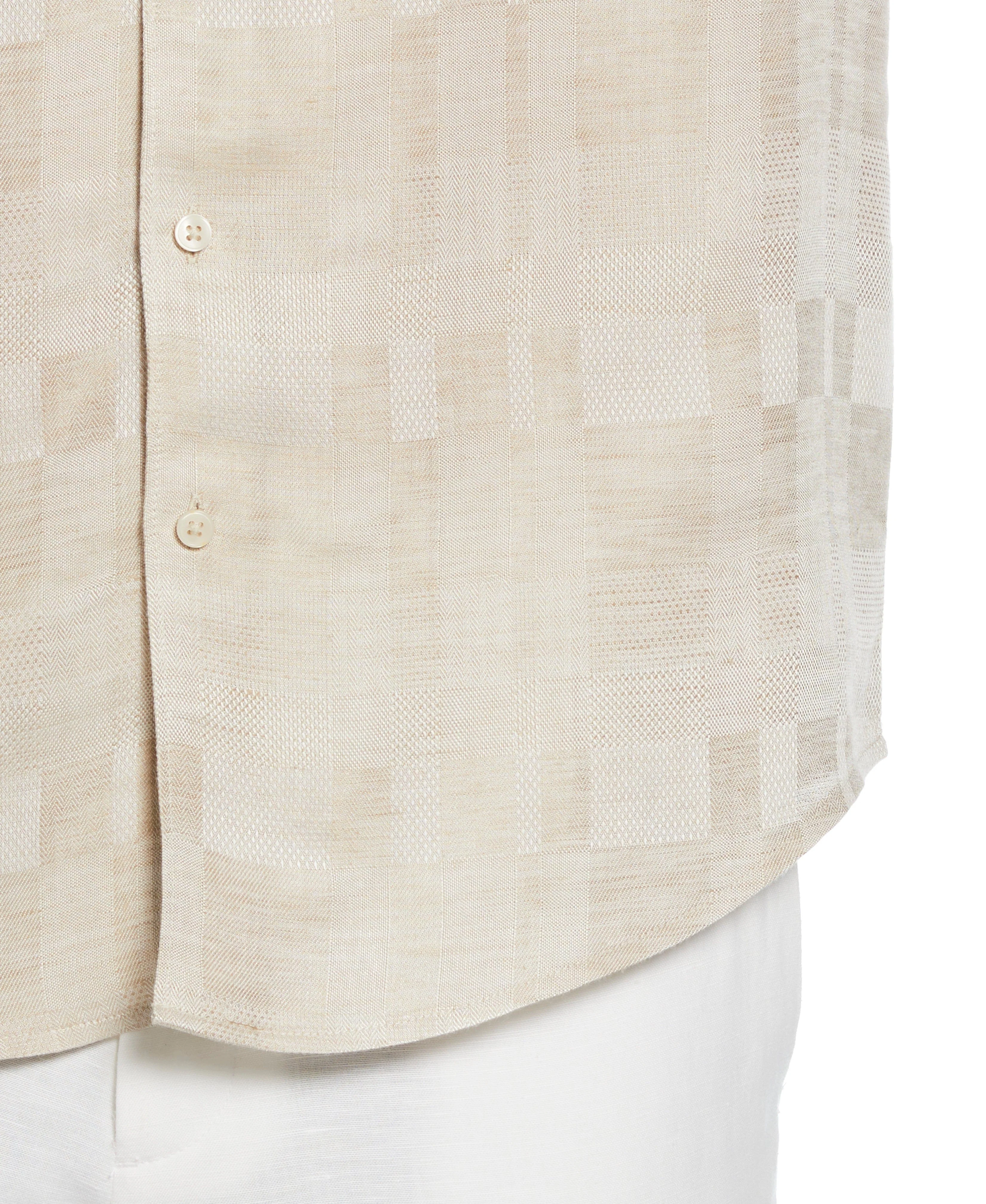 Geometric Dobby Textured Shirt - Image 3