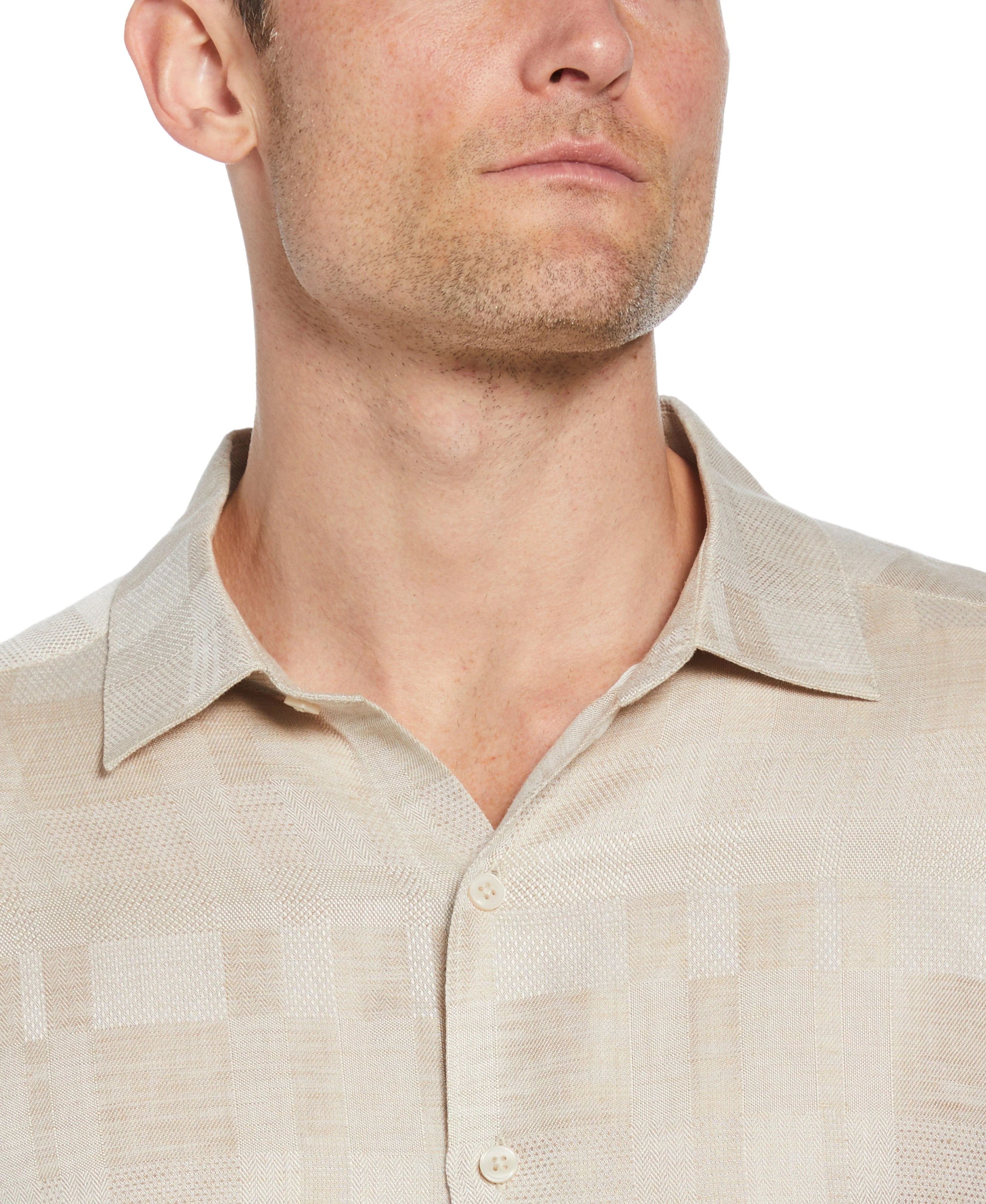 Geometric Dobby Textured Shirt - Image 4