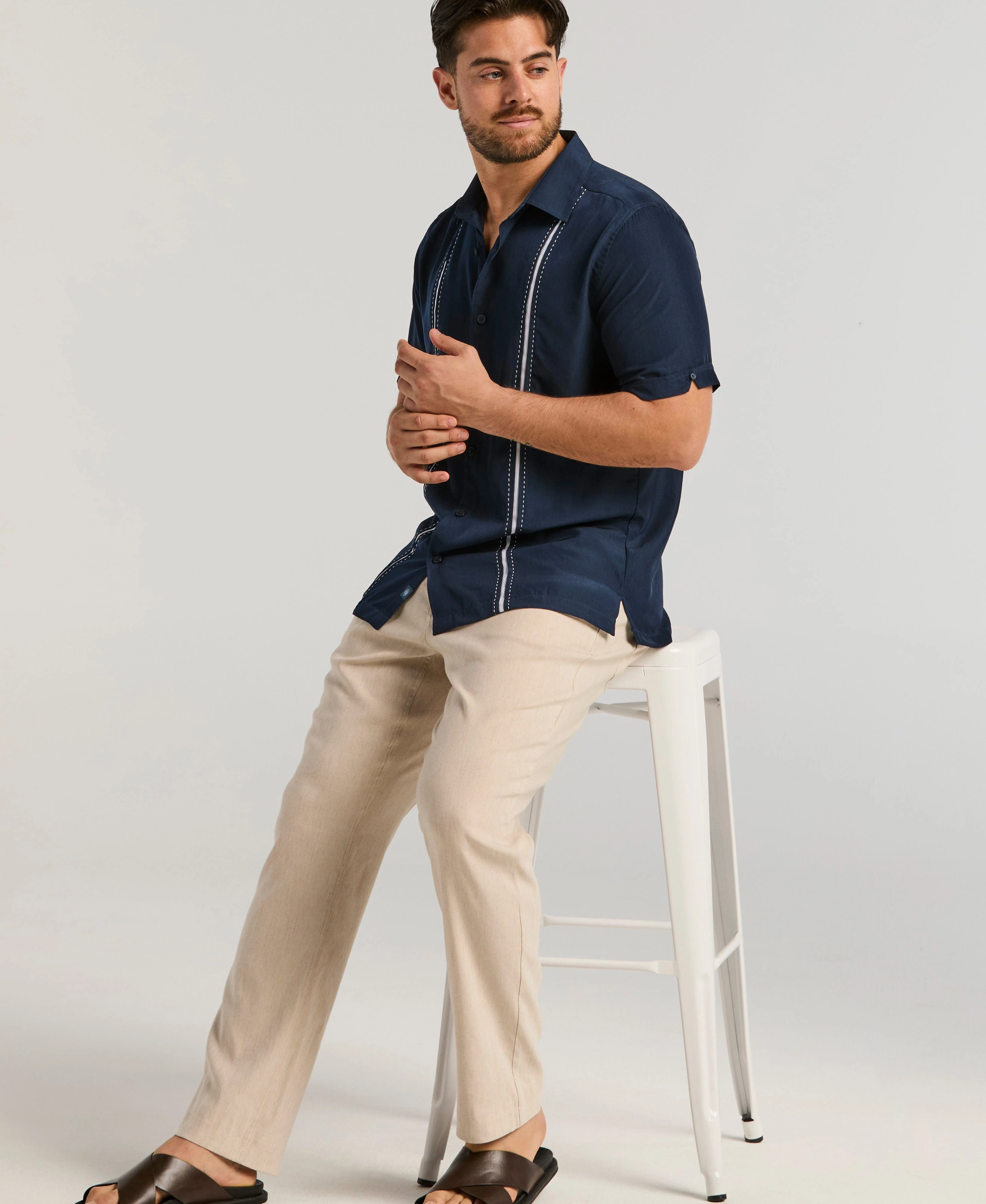 Panel Shirt - Contrast Stitching - Image 11