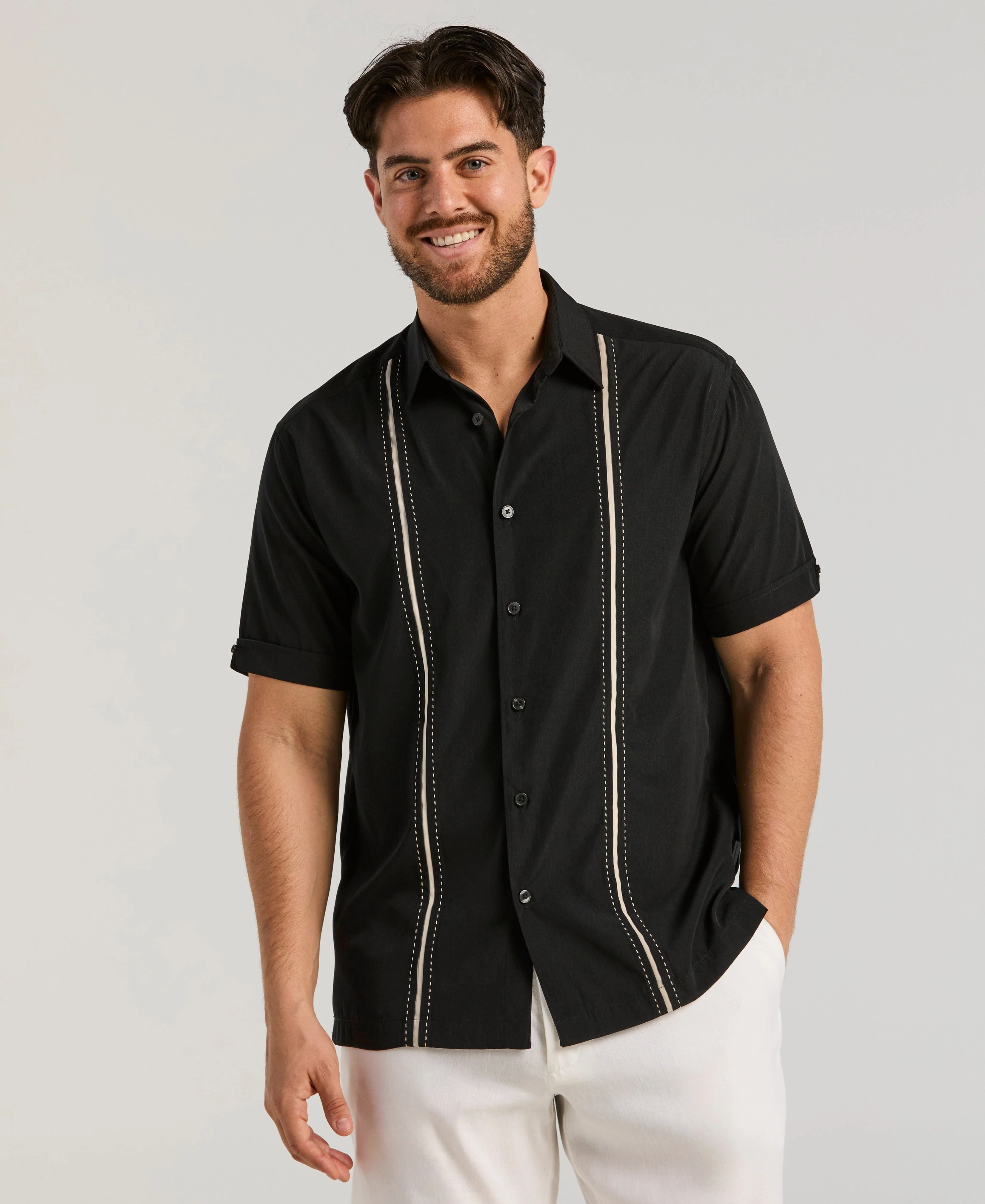 Panel Shirt - Contrast Stitching - Image 13