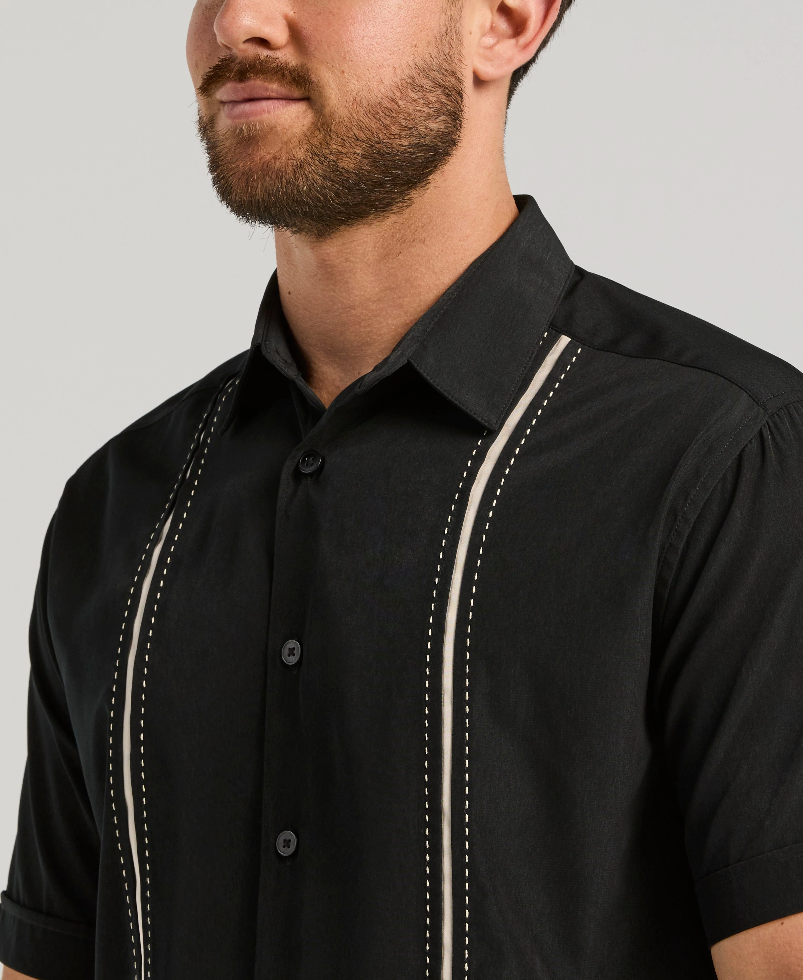 Panel Shirt - Contrast Stitching - Image 16