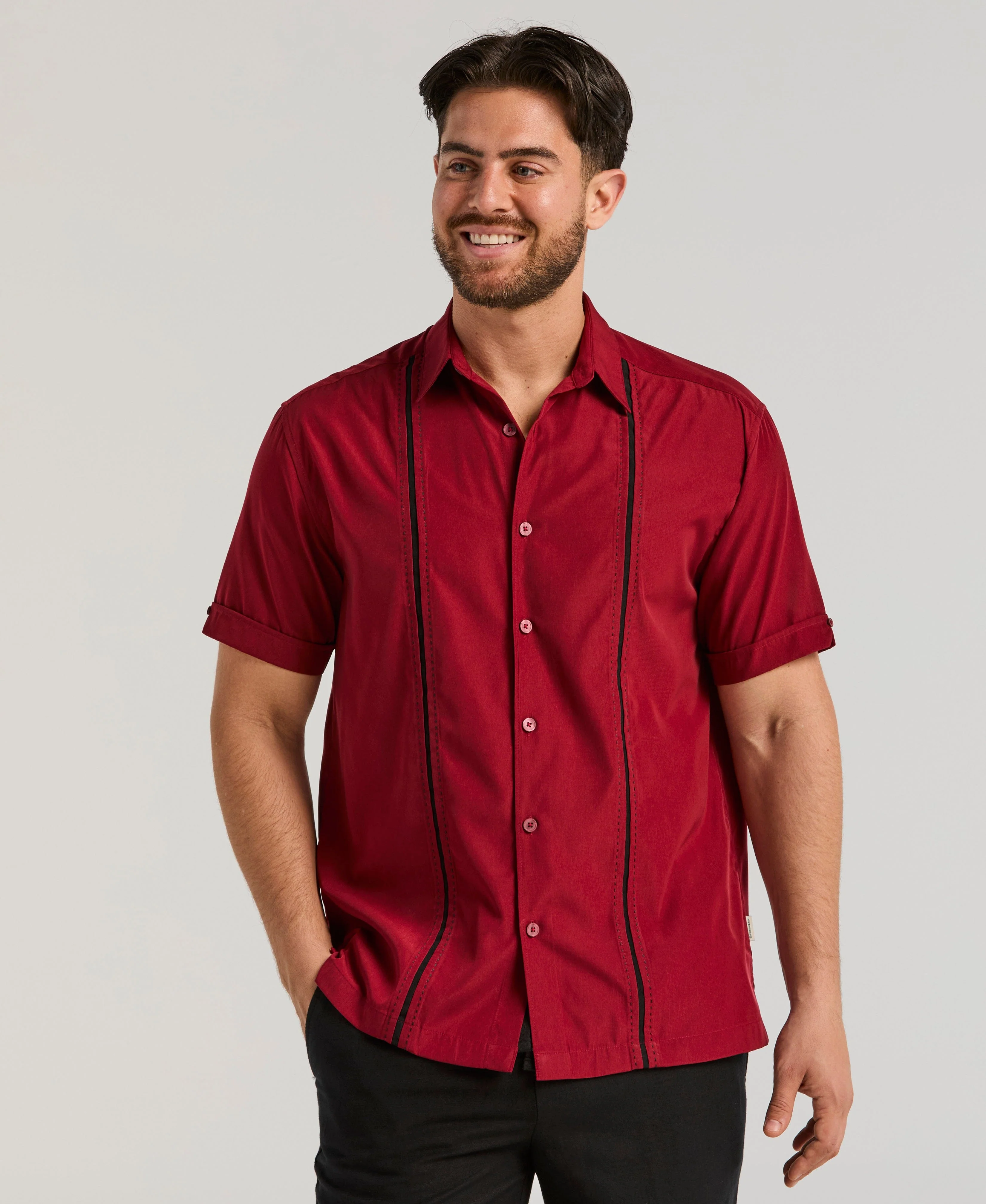 Panel Shirt - Contrast Stitching - Image 19