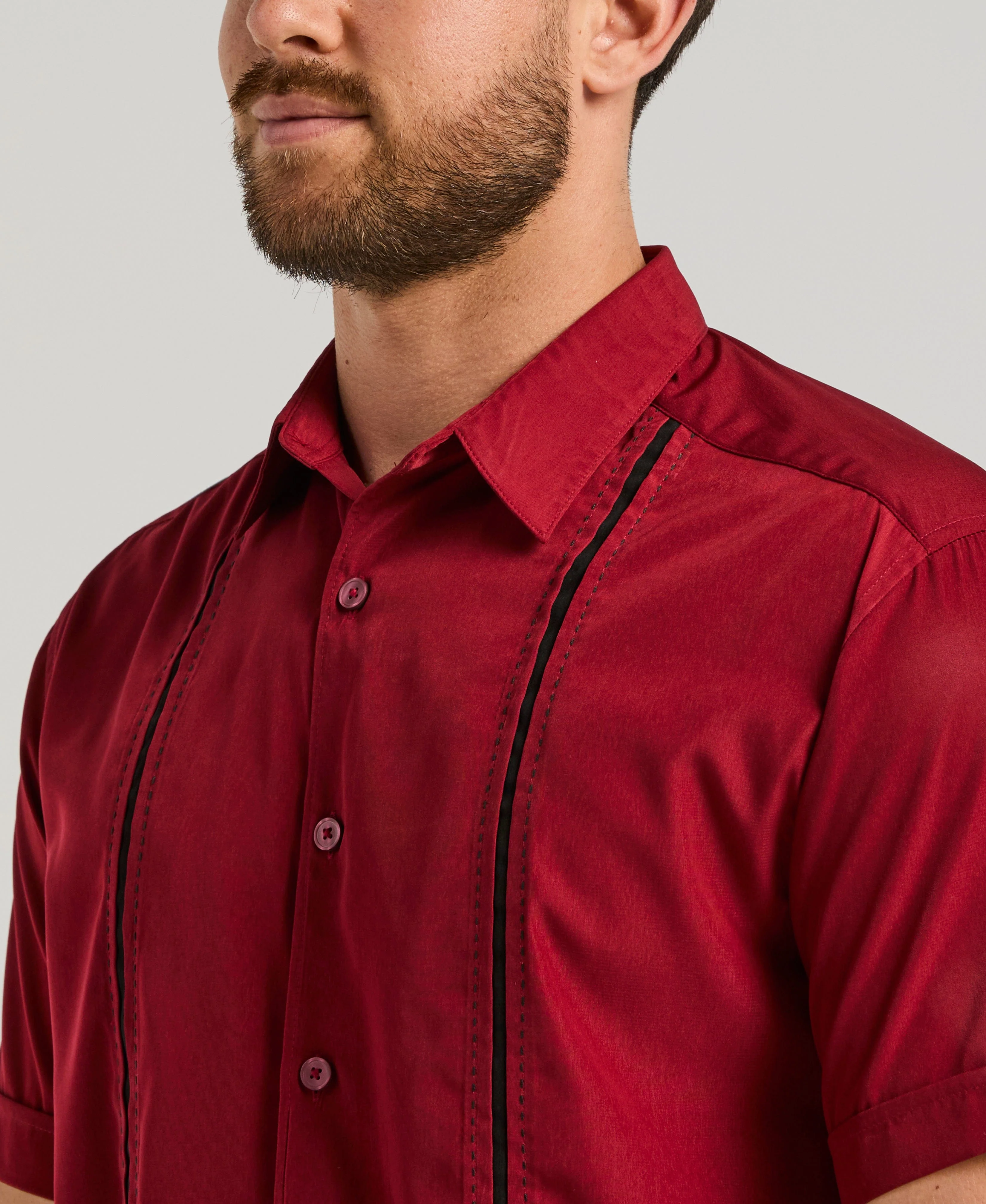 Panel Shirt - Contrast Stitching - Image 22