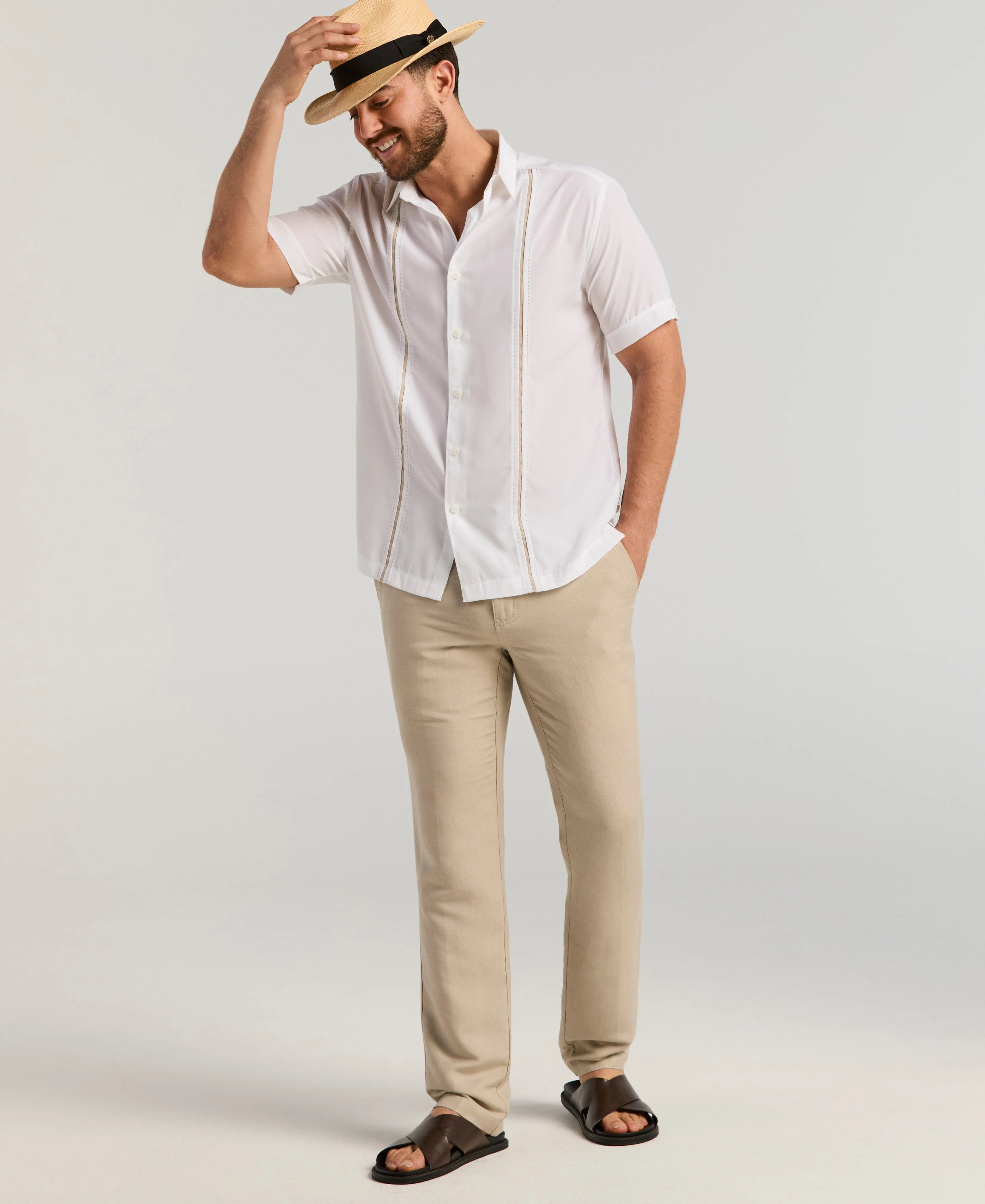 Panel Shirt - Contrast Stitching - Image 4