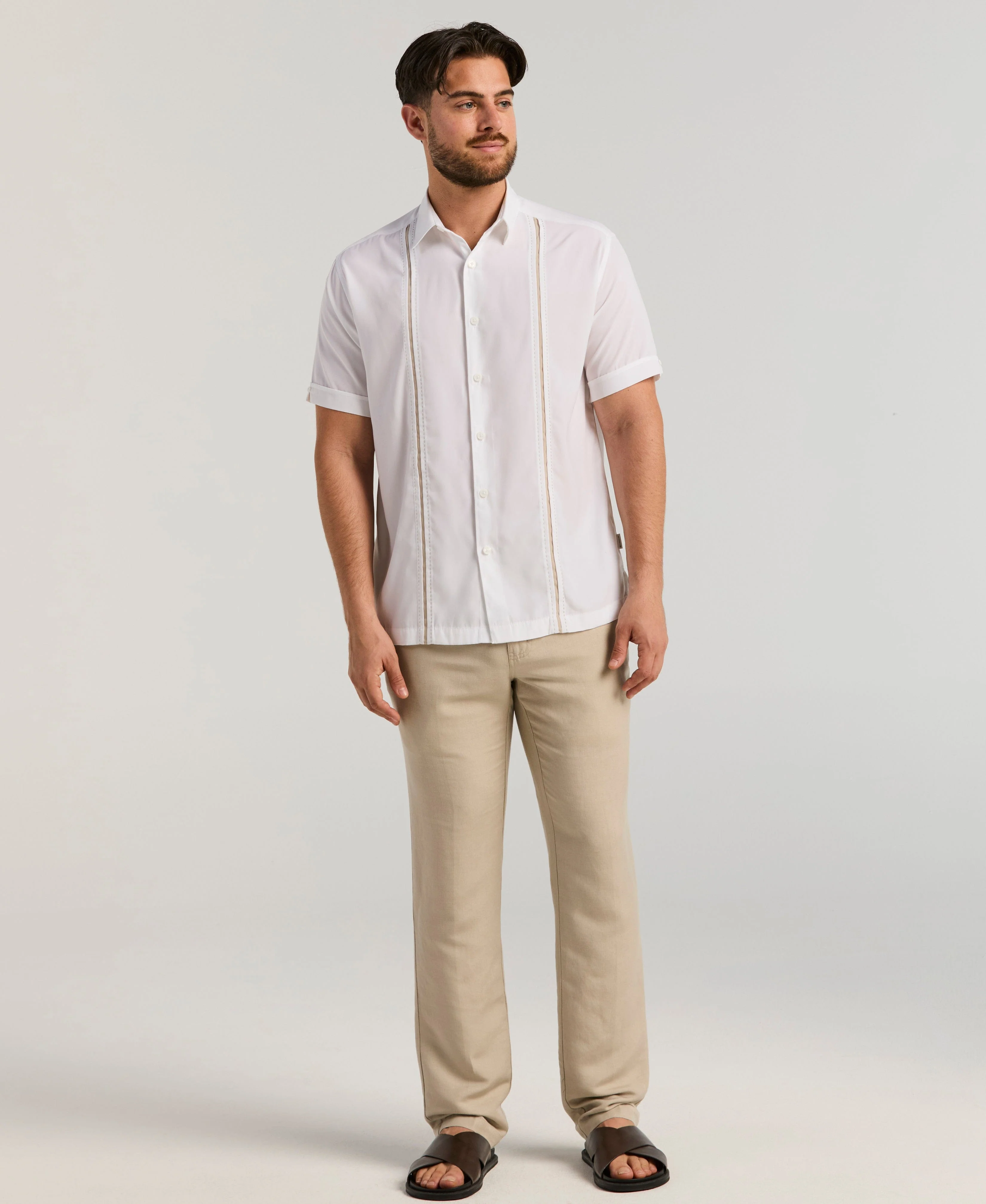 Panel Shirt - Contrast Stitching - Image 6