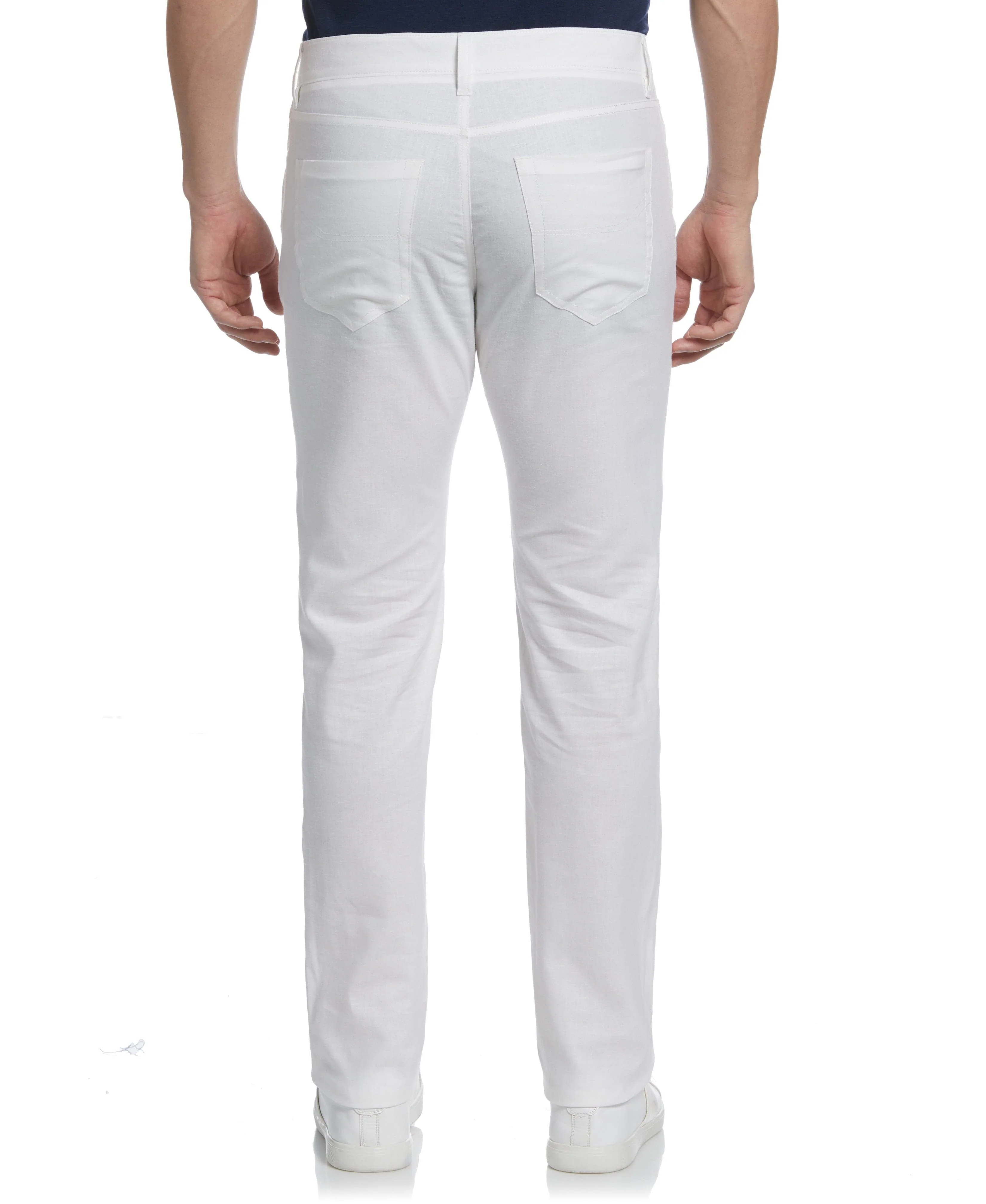 Linen-Blend 5-Pocket Pants - Image 2