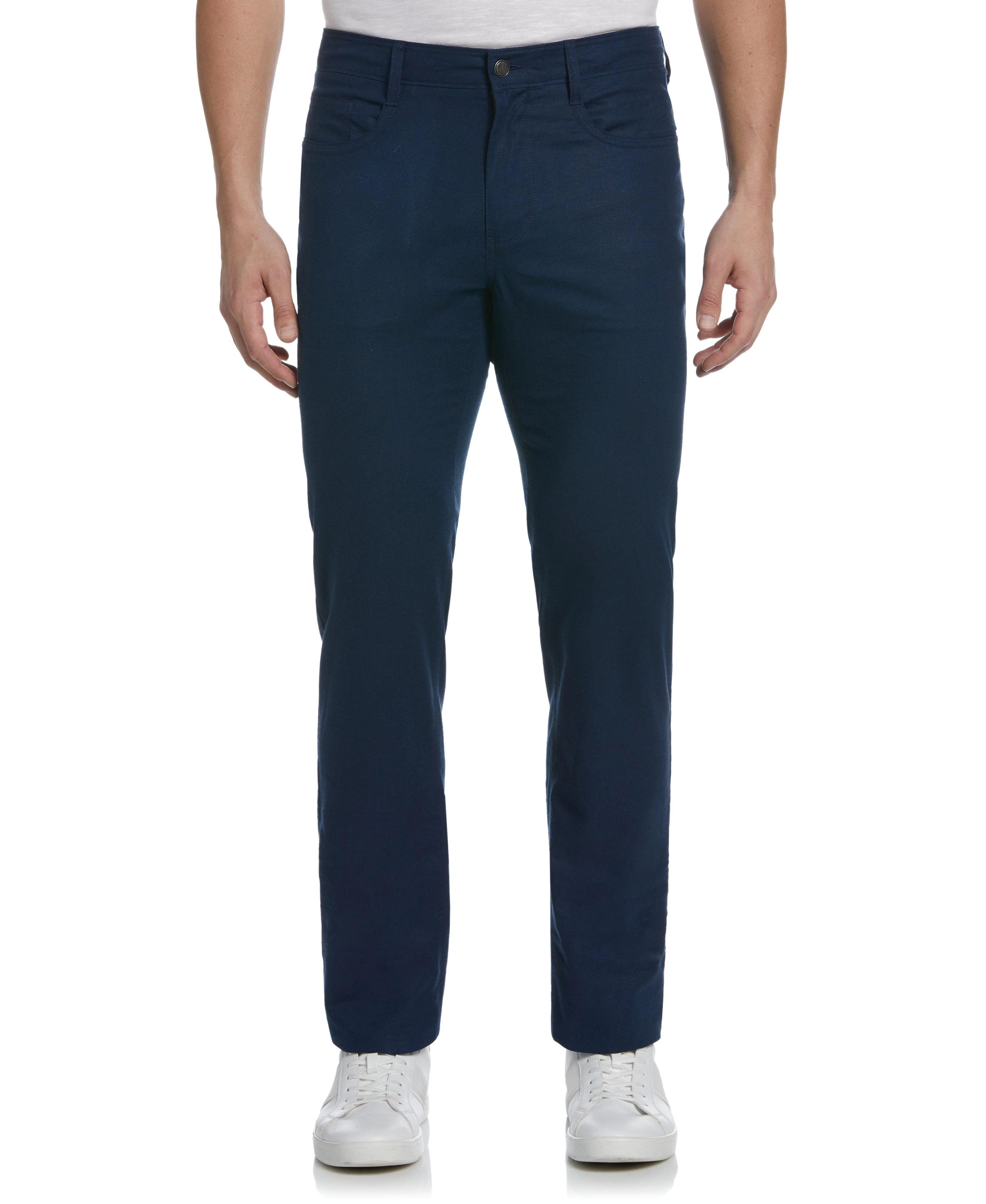 Linen-Blend 5-Pocket Pants - Image 5