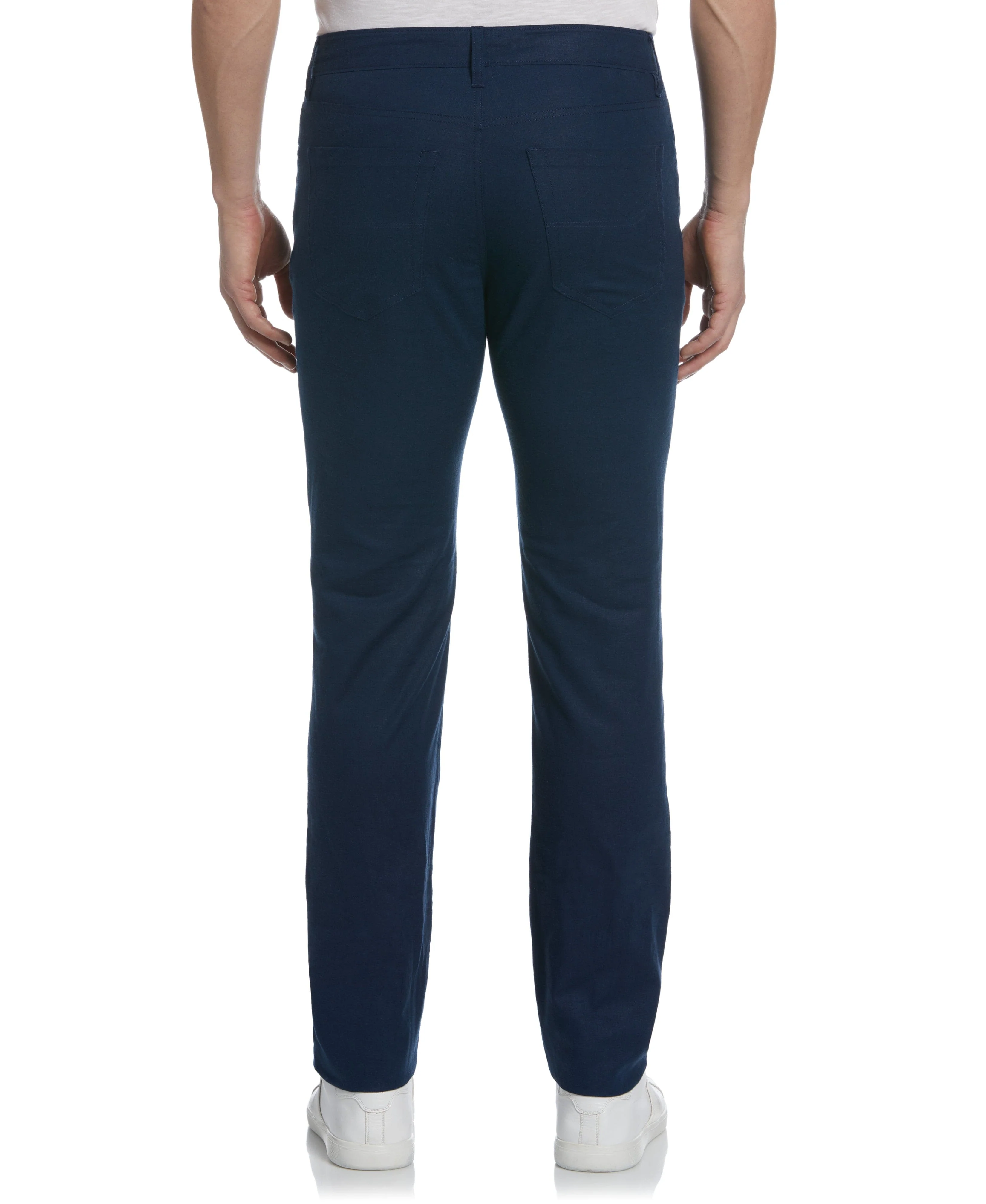 Linen-Blend 5-Pocket Pants - Image 6