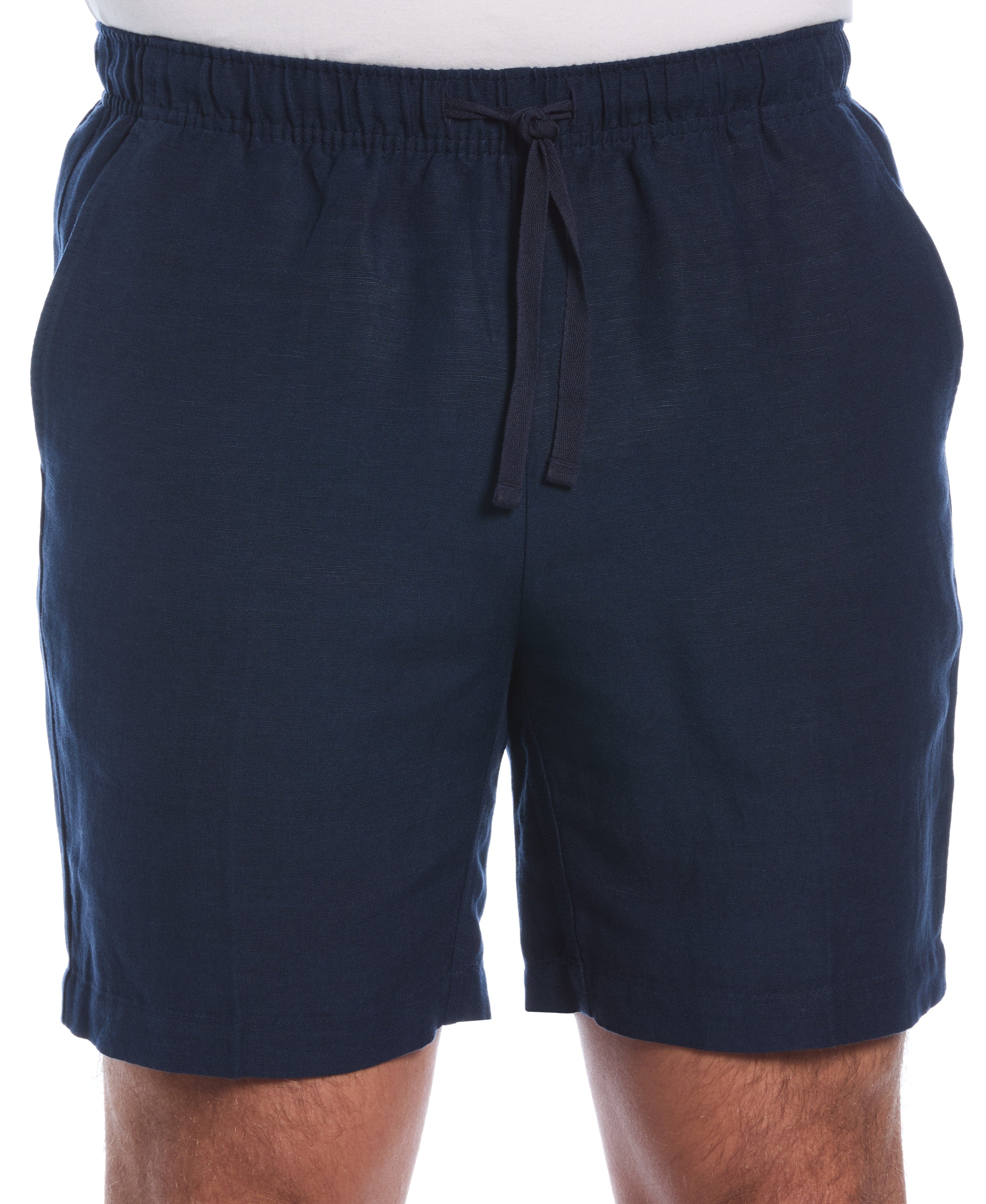 Linen-Blend Pull On Drawstring Shorts - Image 10