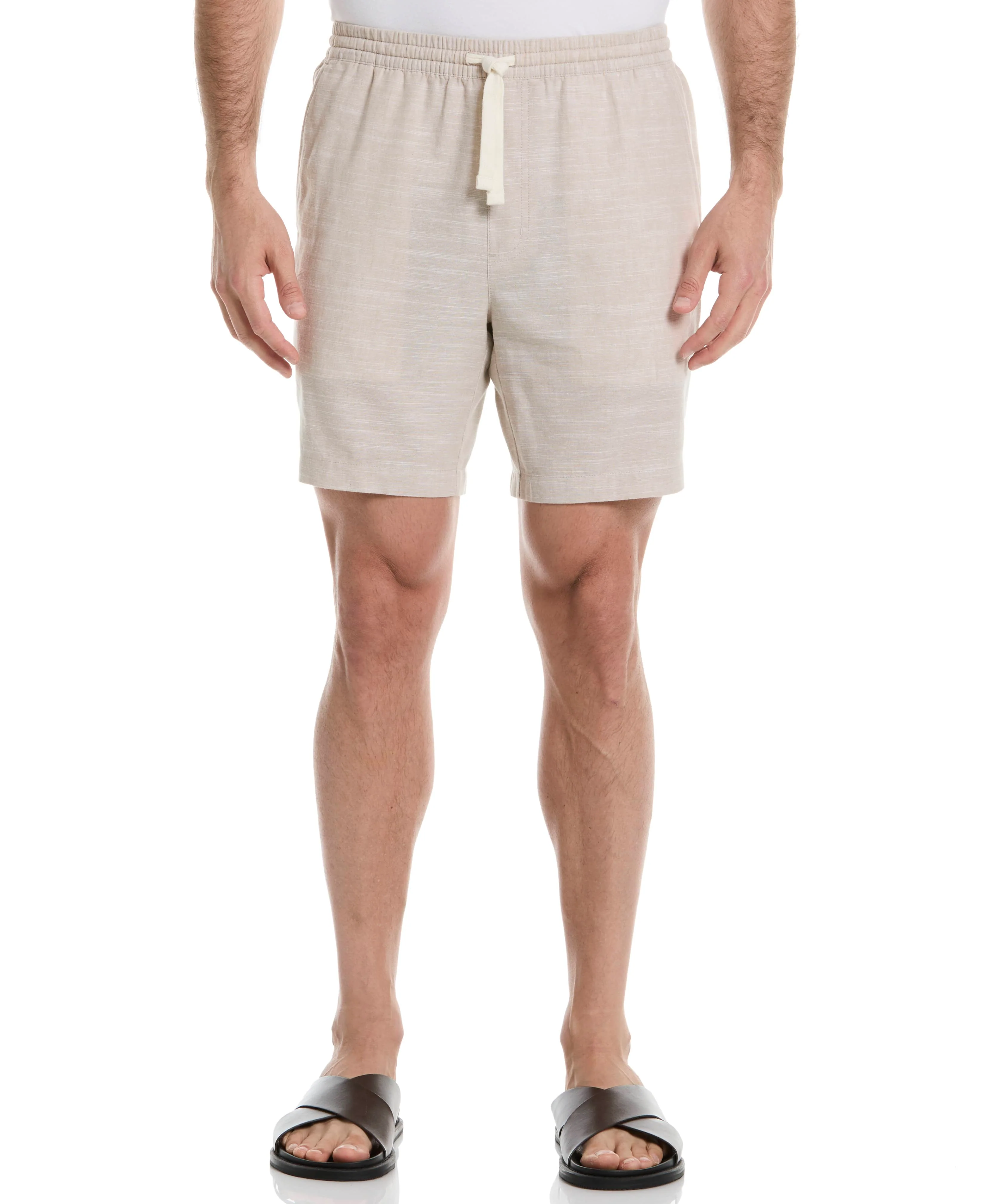 Linen Blend 7" Cross Dyed Slub Short - Image 17