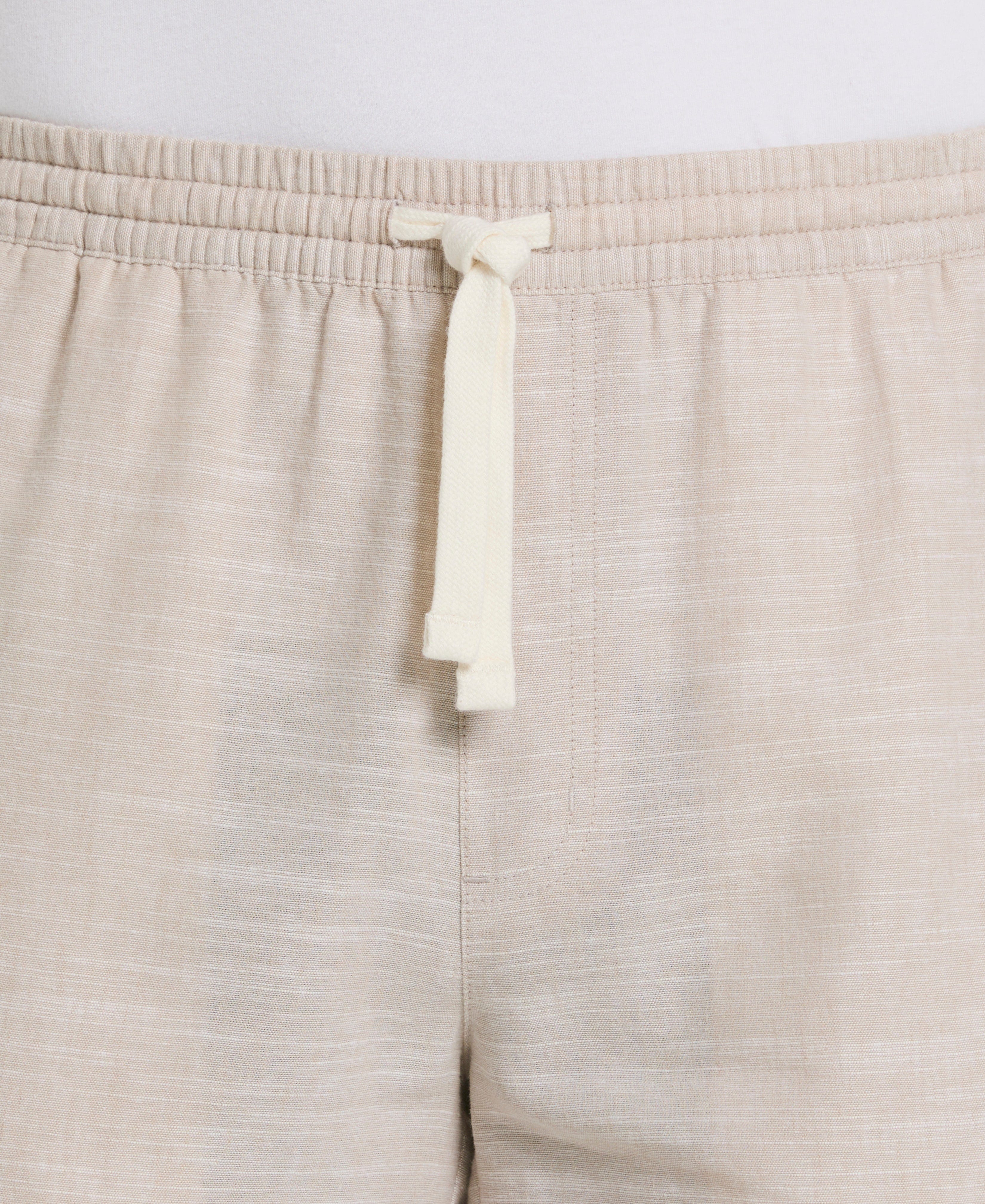 Linen Blend 7" Cross Dyed Slub Short - Image 3