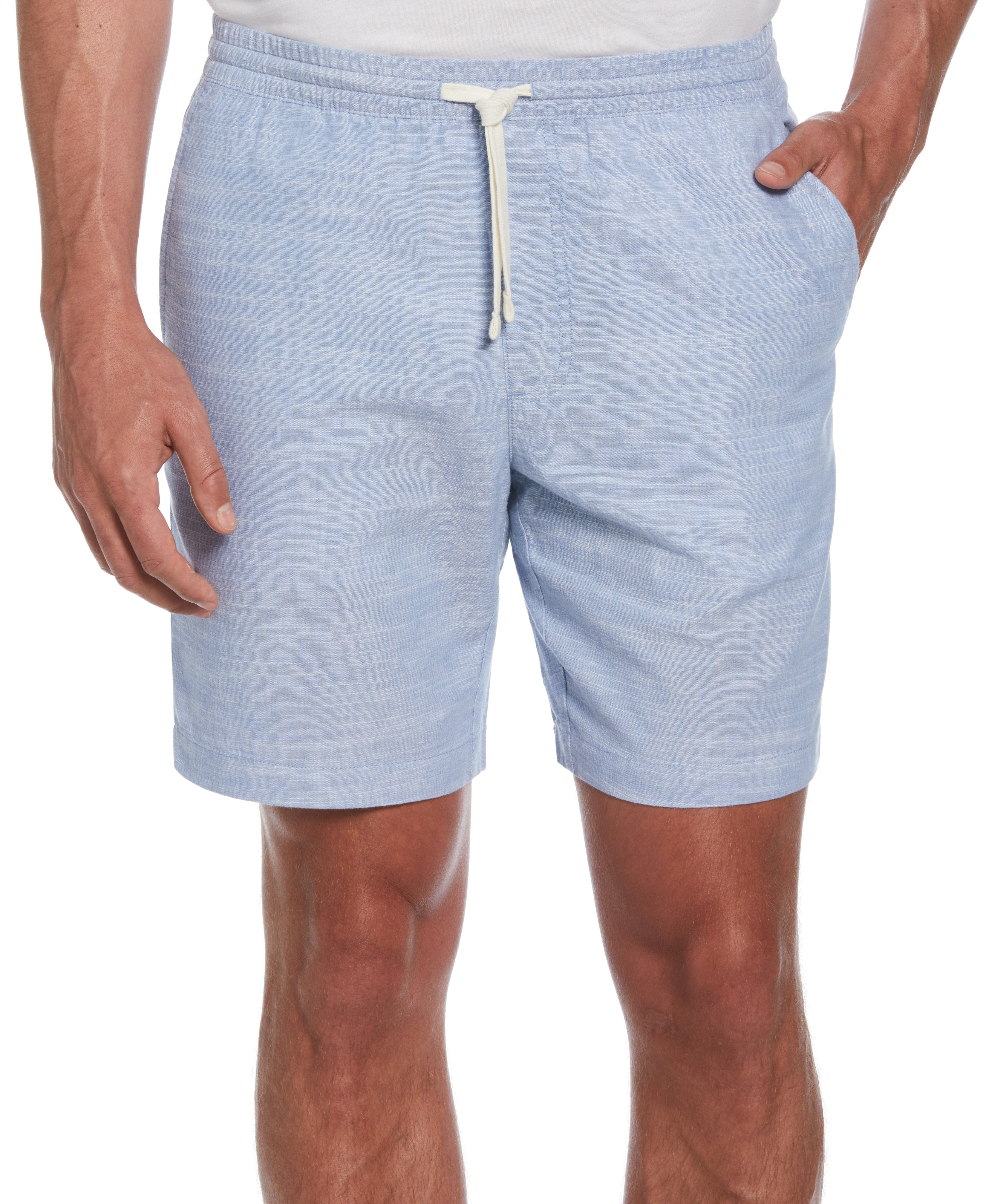 Linen Blend 7" Cross Dyed Slub Short - Image 4