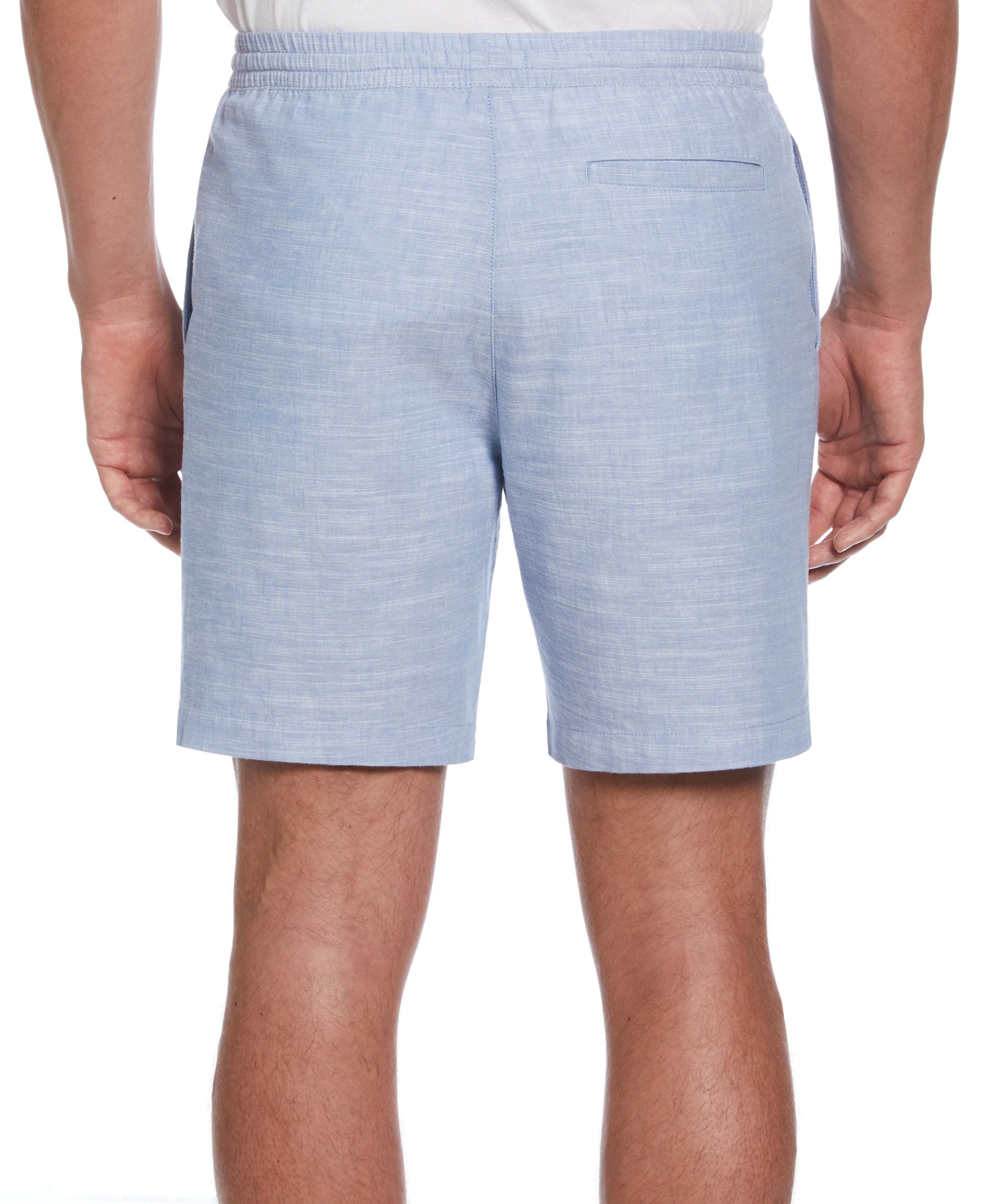 Linen Blend 7" Cross Dyed Slub Short - Image 5