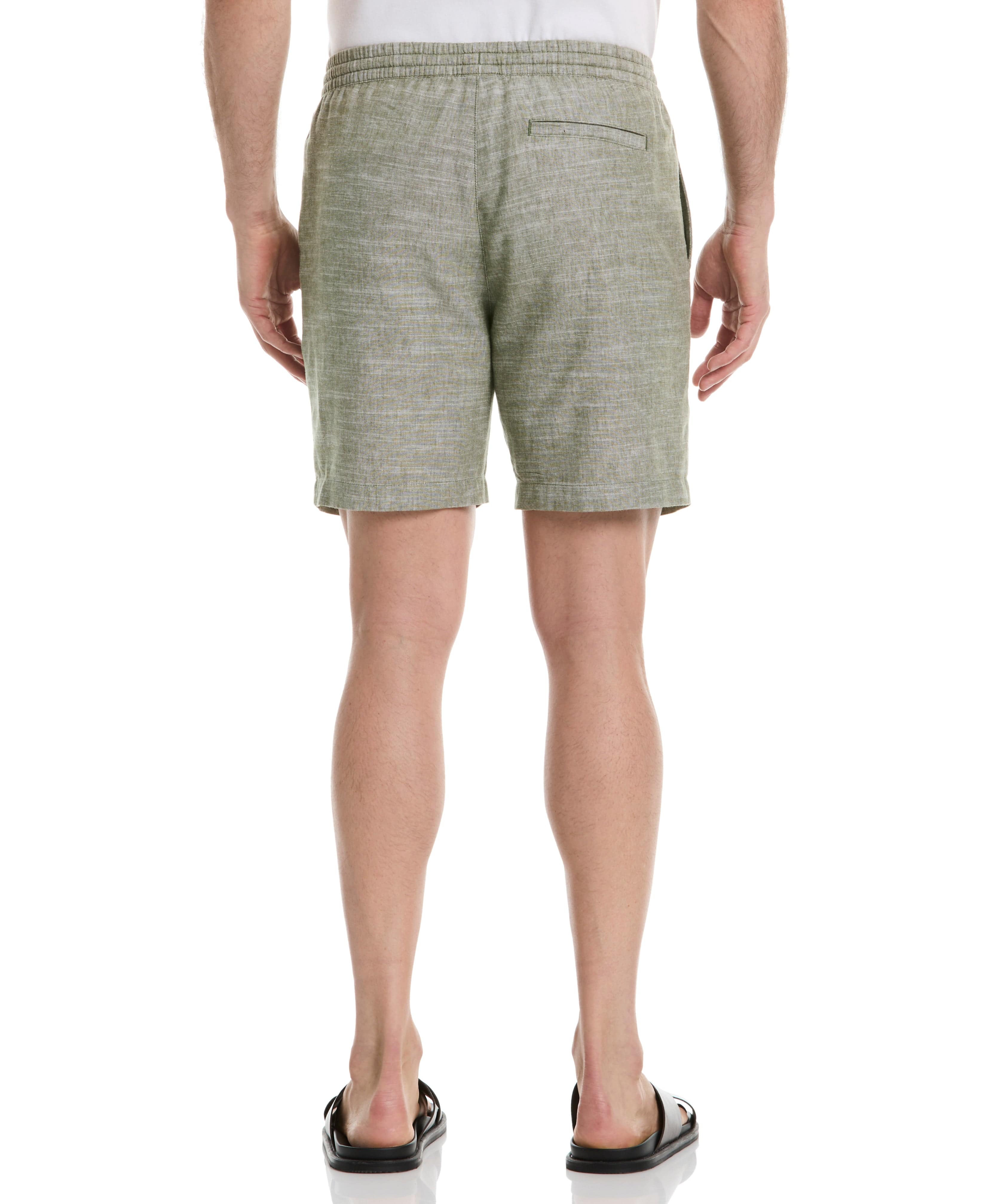 Linen Blend 7" Cross Dyed Slub Short - Image 8