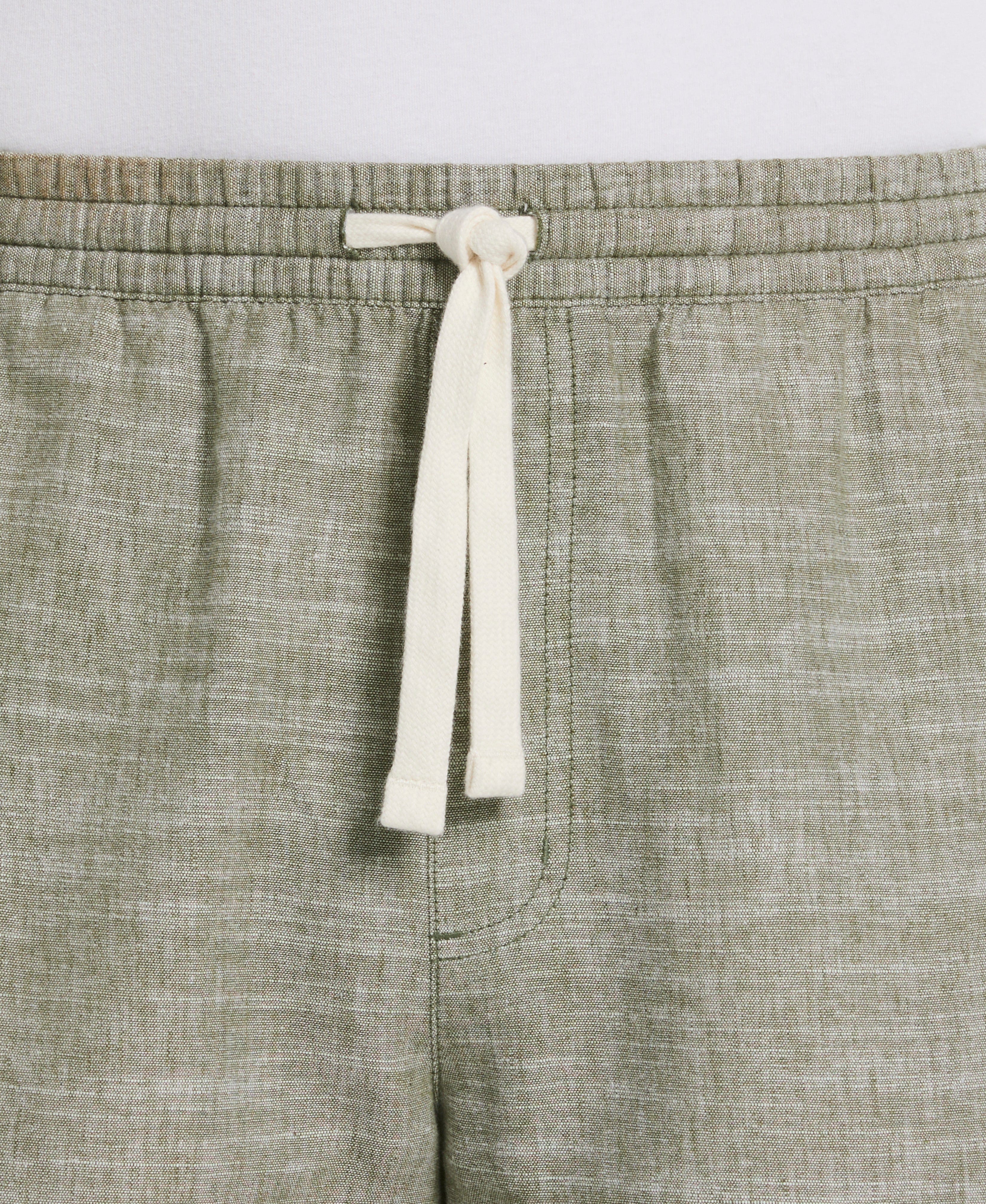 Linen Blend 7" Cross Dyed Slub Short - Image 9