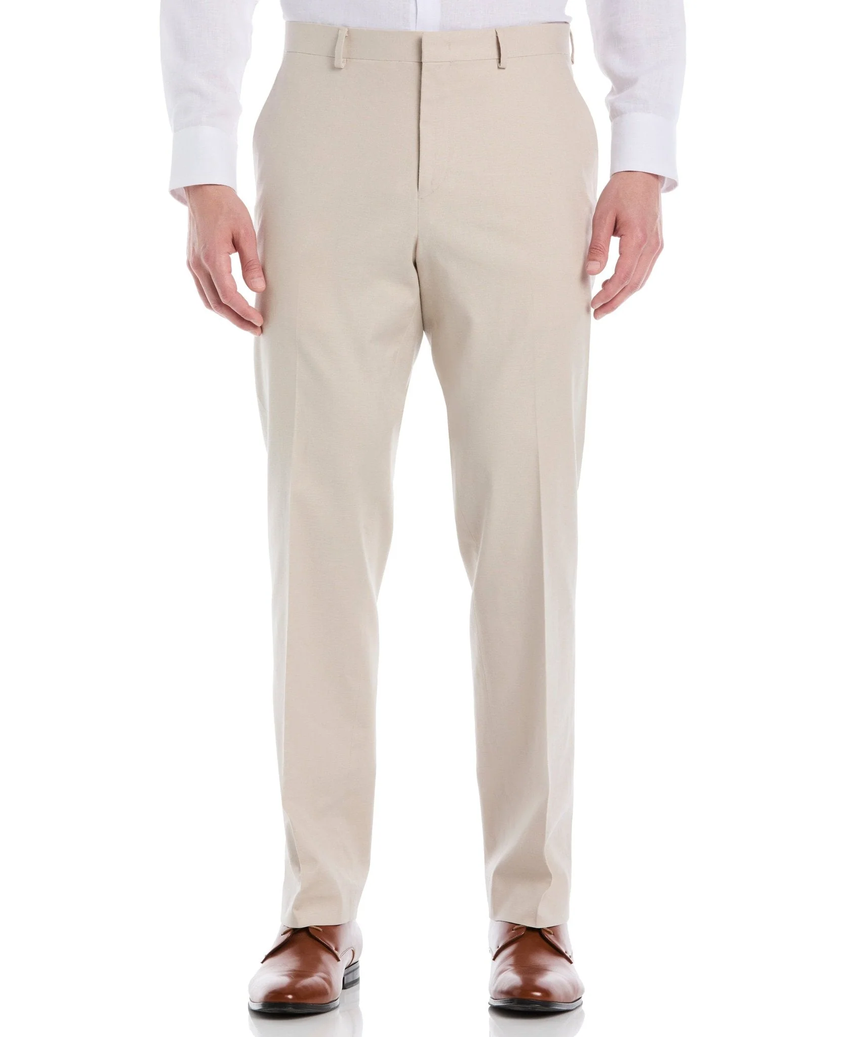 Linen Blend Beige Suit - Image 7