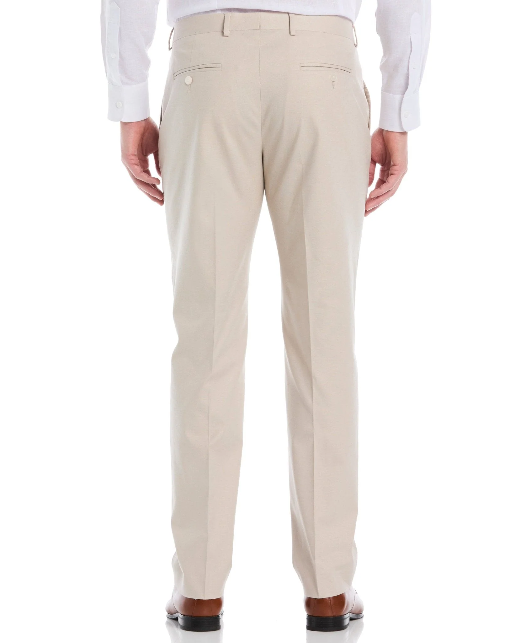 Linen Blend Beige Suit - Image 8