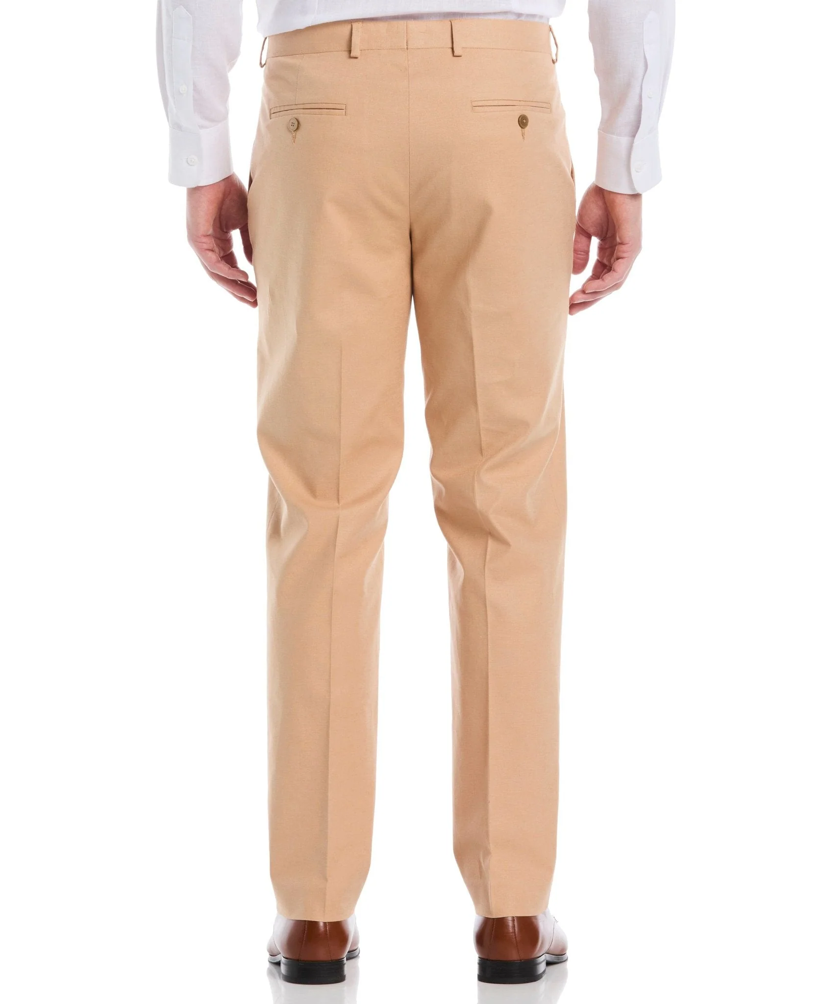 Linen Blend Camel Suit - Image 8