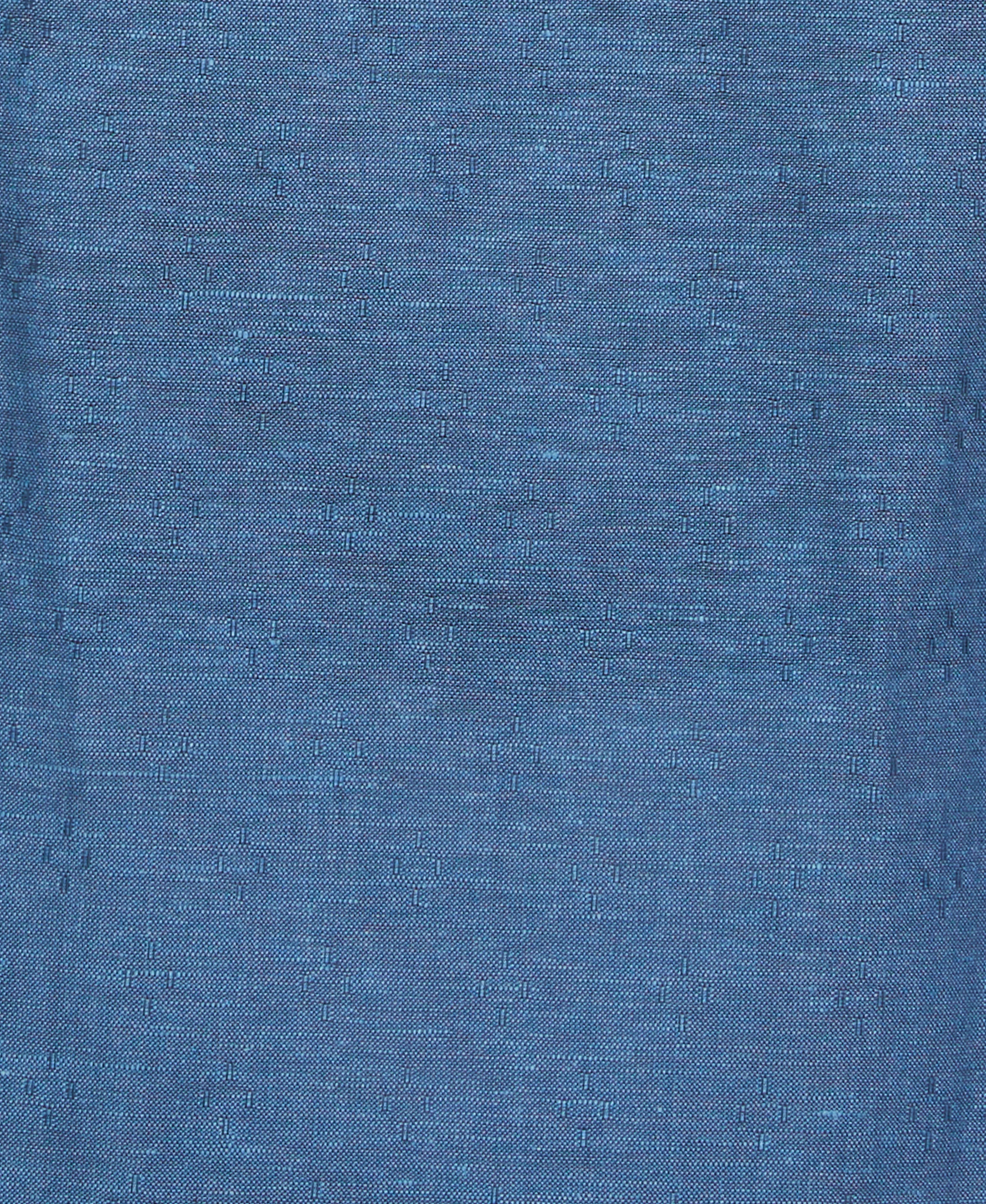 Linen Blend Dobby Camp Collar Shirt - Image 10