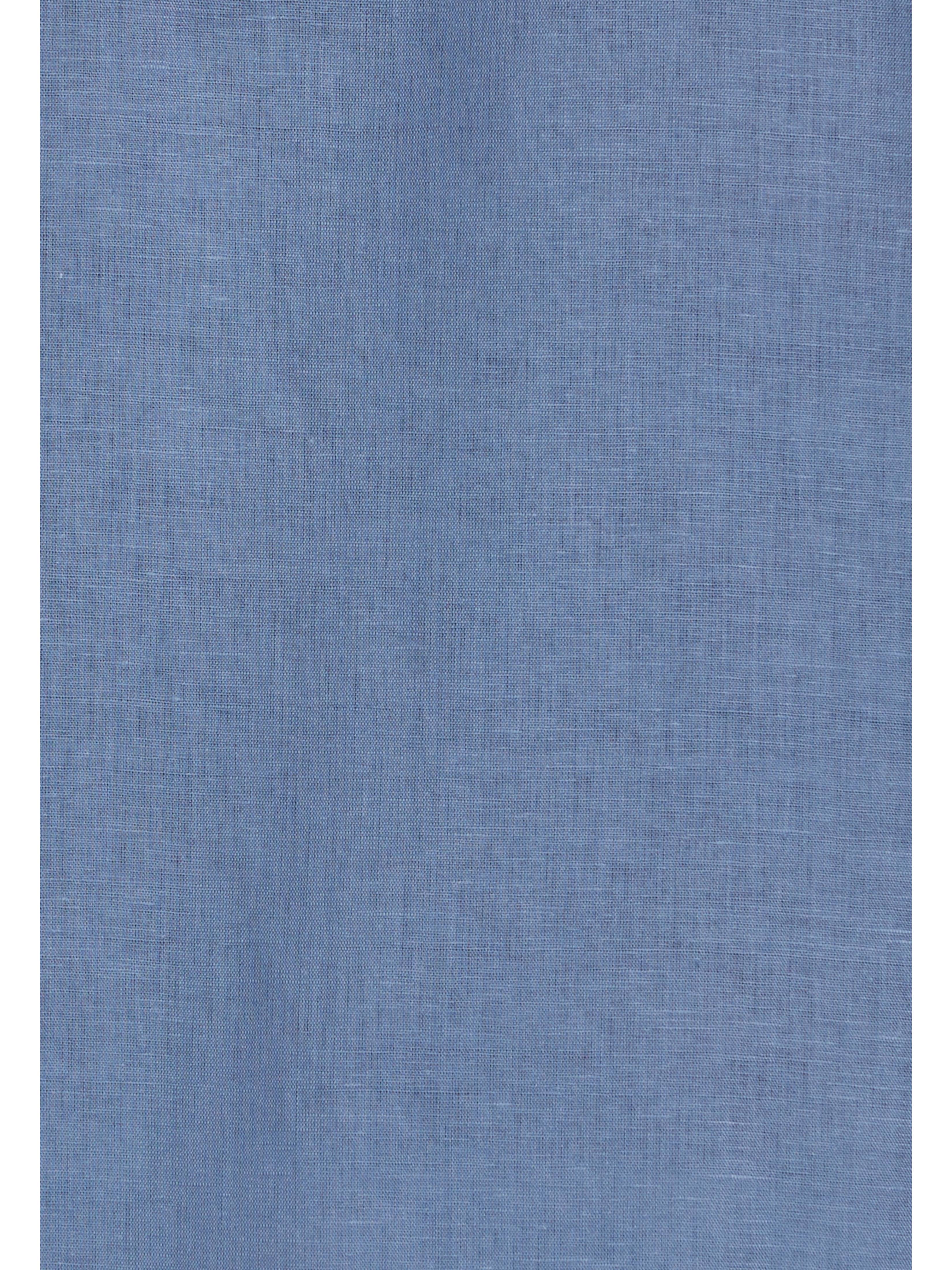 Big & Tall Linen Blend Dobby Camp Collar Shirt - Image 13