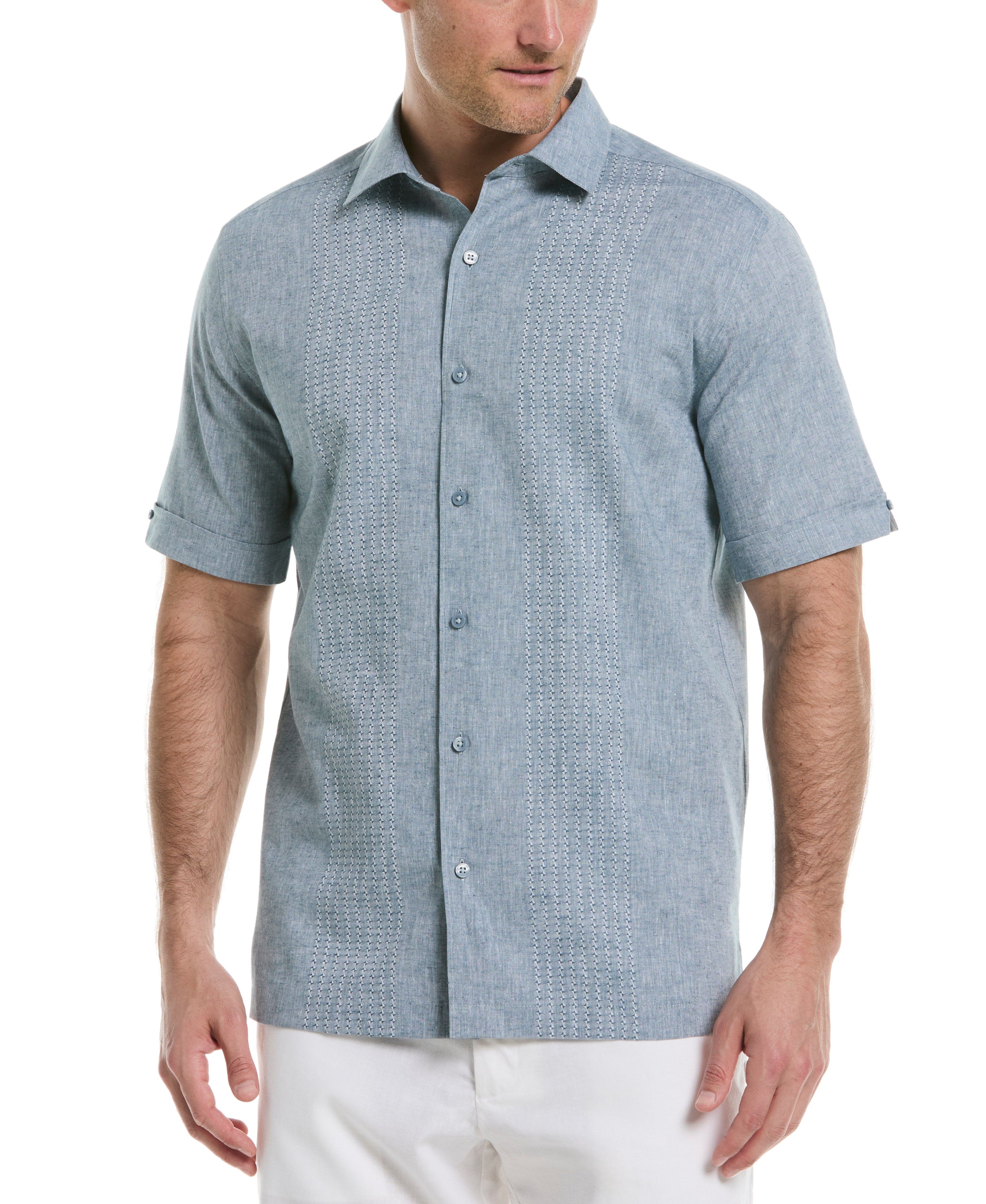 Engineered Dobby Panels Shirt - Image 16