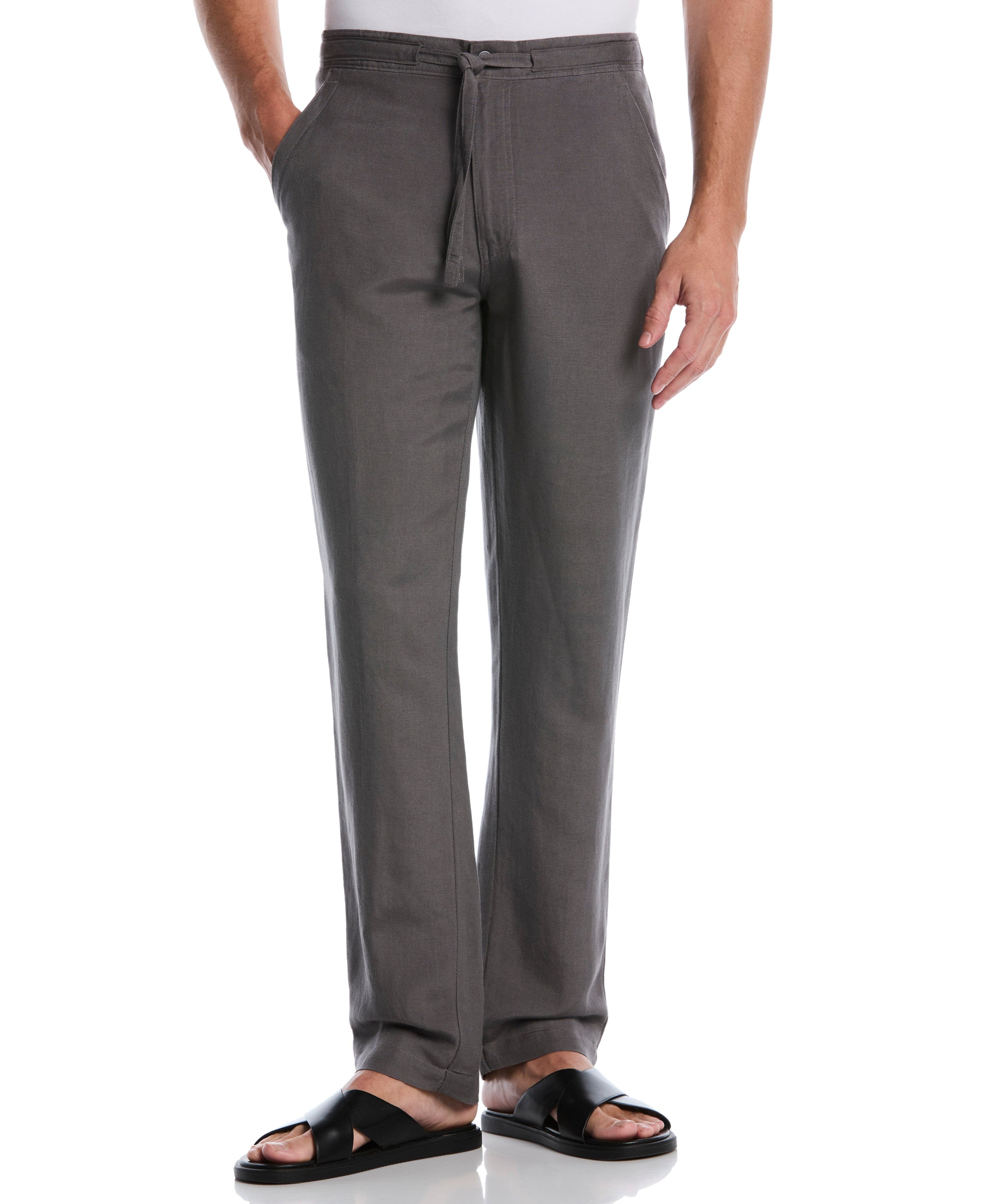 Linen-Blend Core Drawstring Pants - Image 17