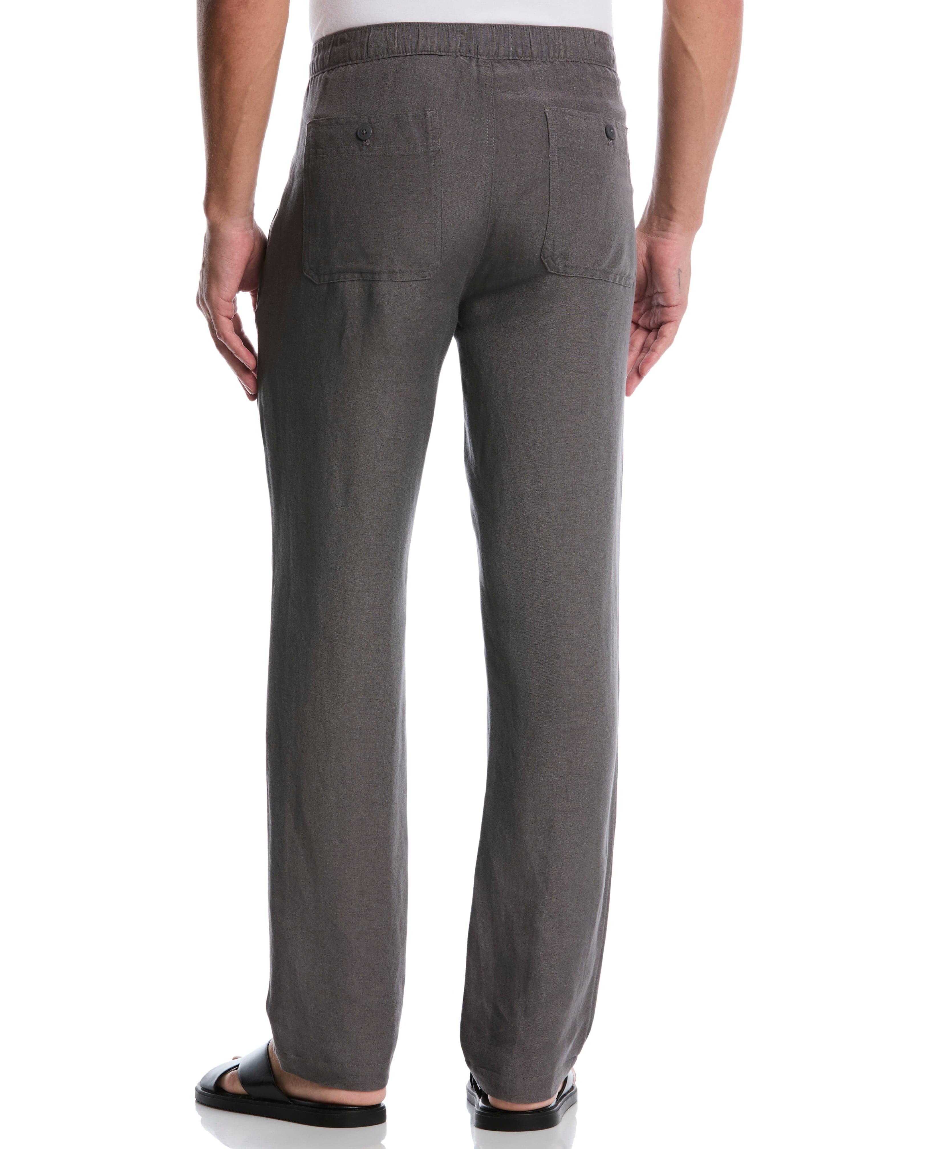 Linen-Blend Core Drawstring Pants - Image 18
