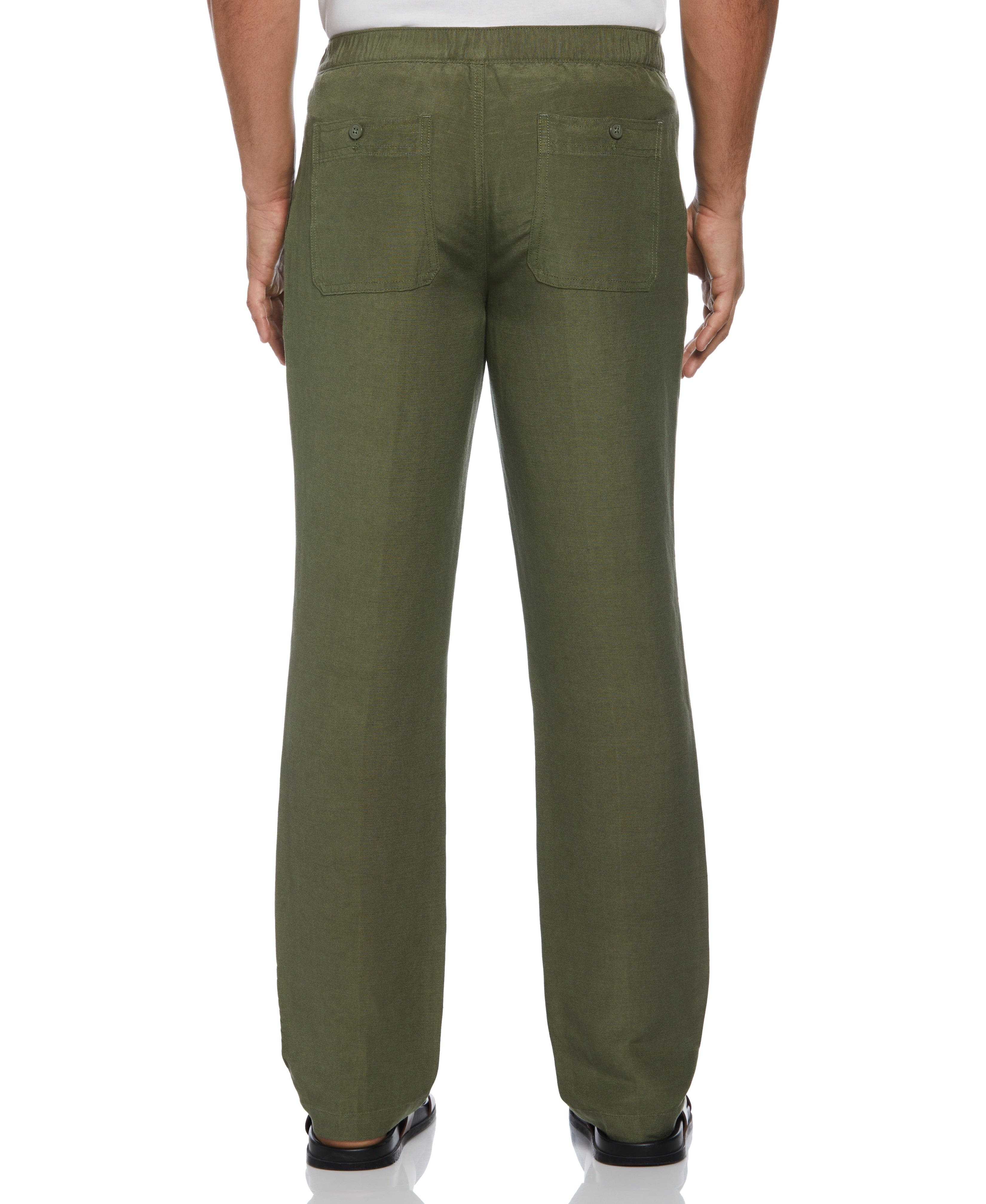 Big & Tall Linen-Blend Core Drawstring Pants - Image 22