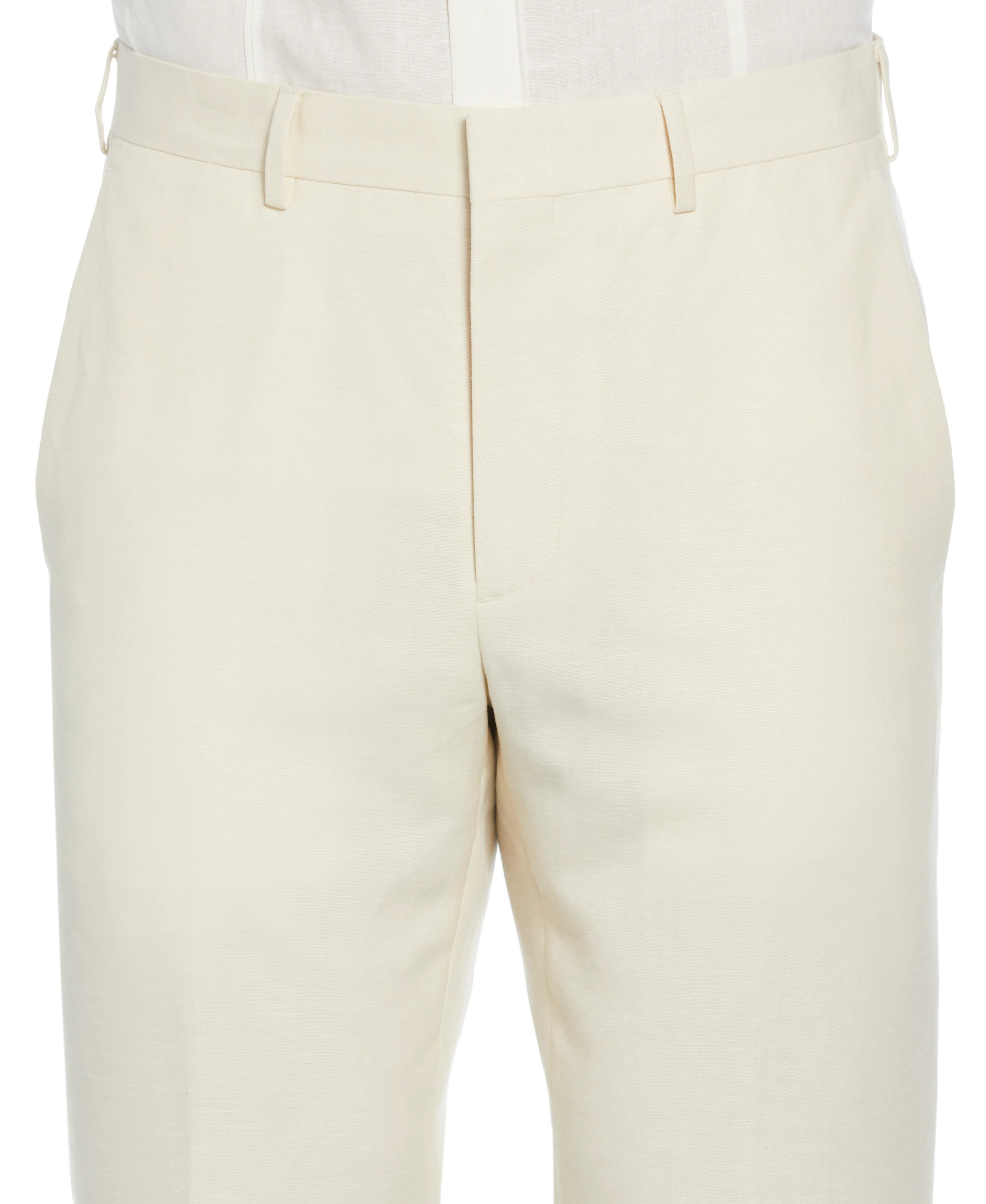 Linen Blend Flat Front Dress Pant - Image 12