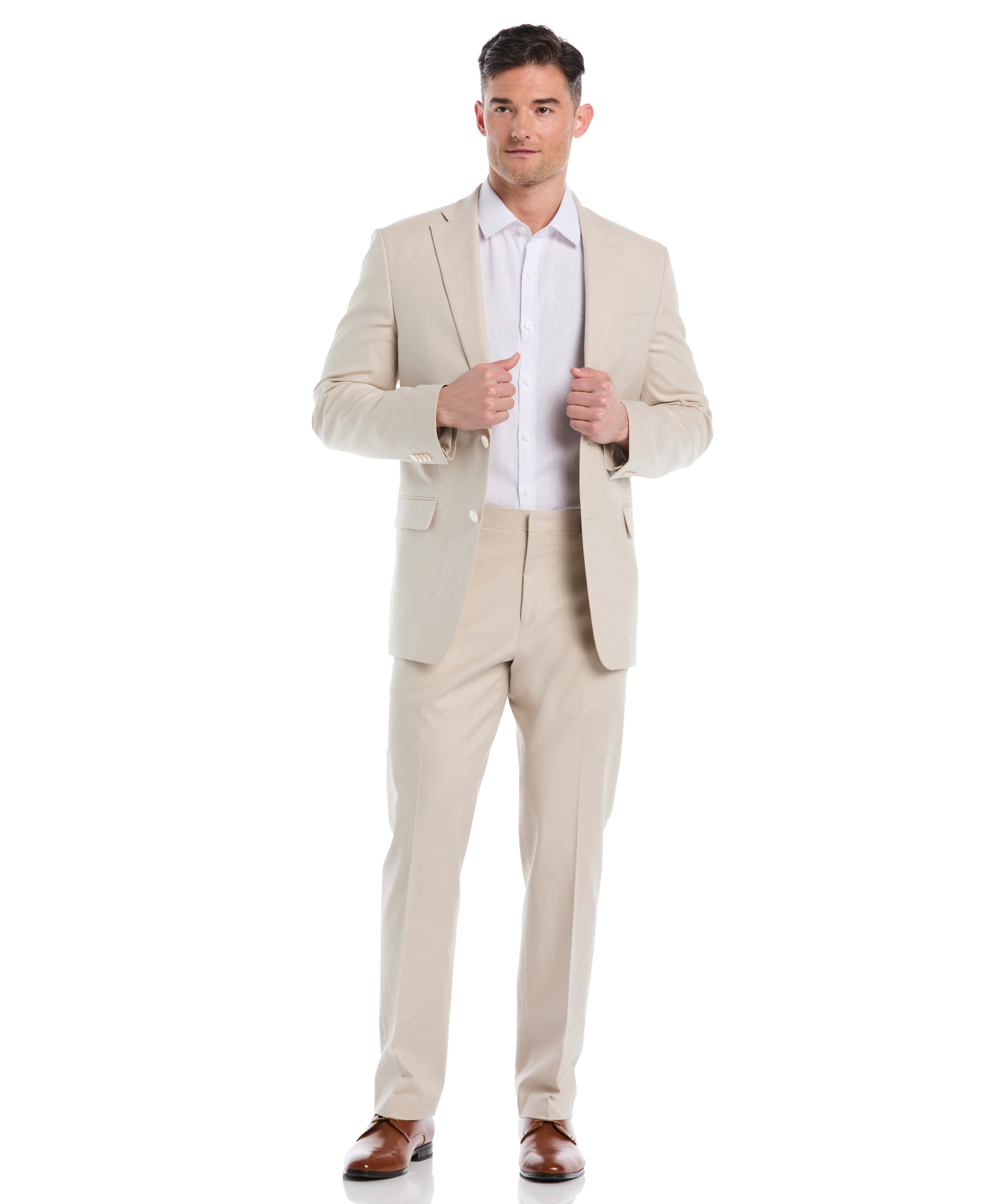 Linen Blend Flat Front Pant - Image 8