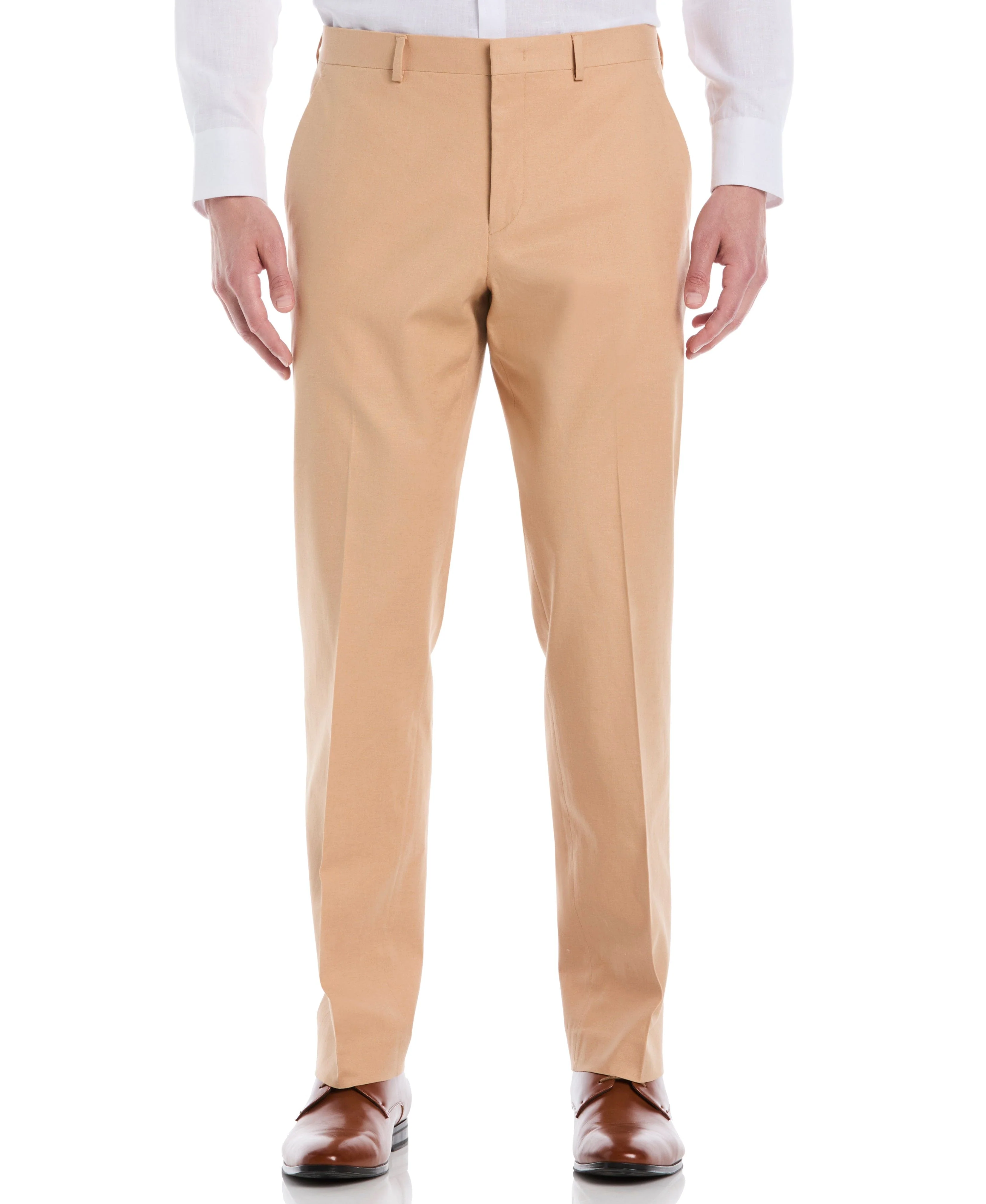 Linen Blend Flat Front Pant - Image 9