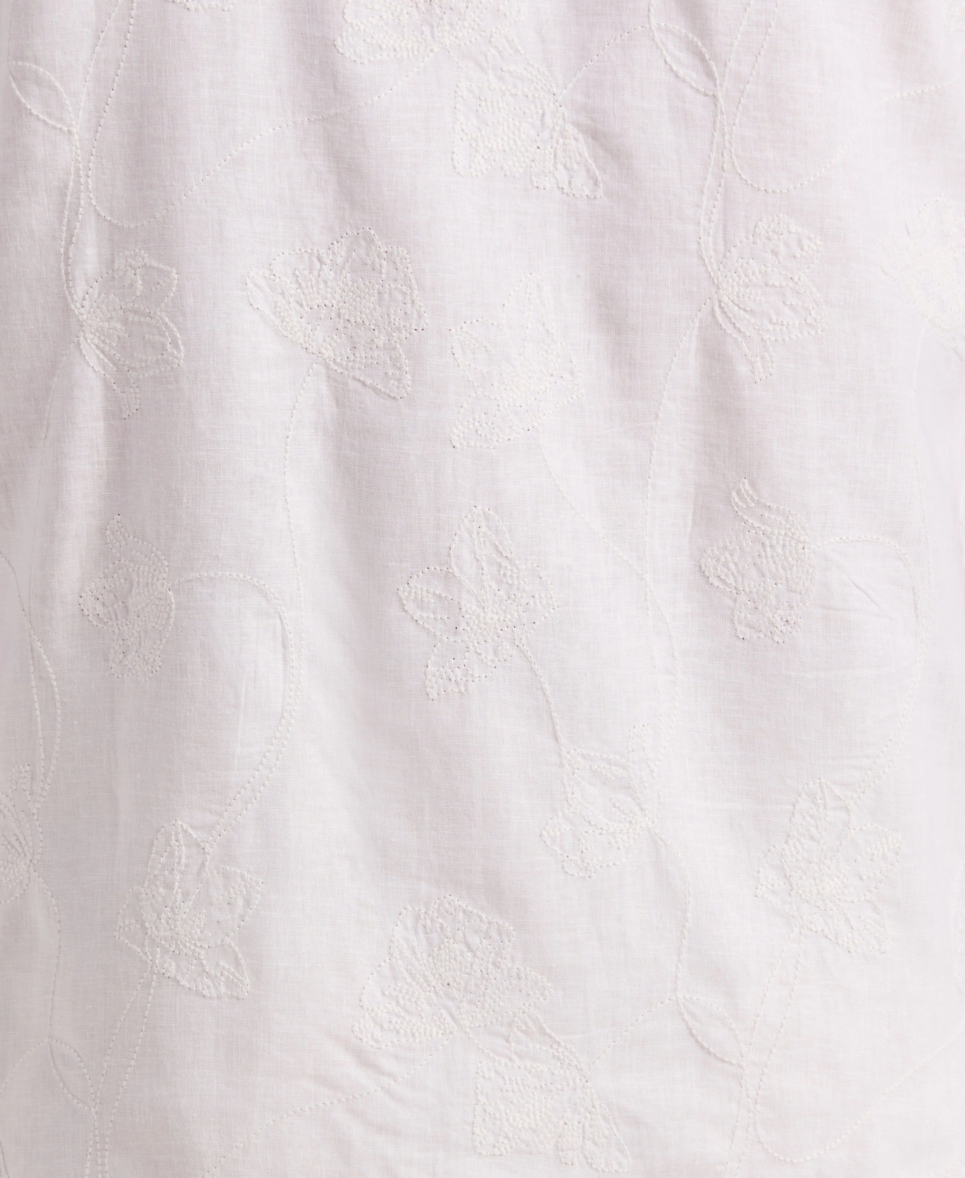 Linen Blend Floral Shifley Shirt - Image 7