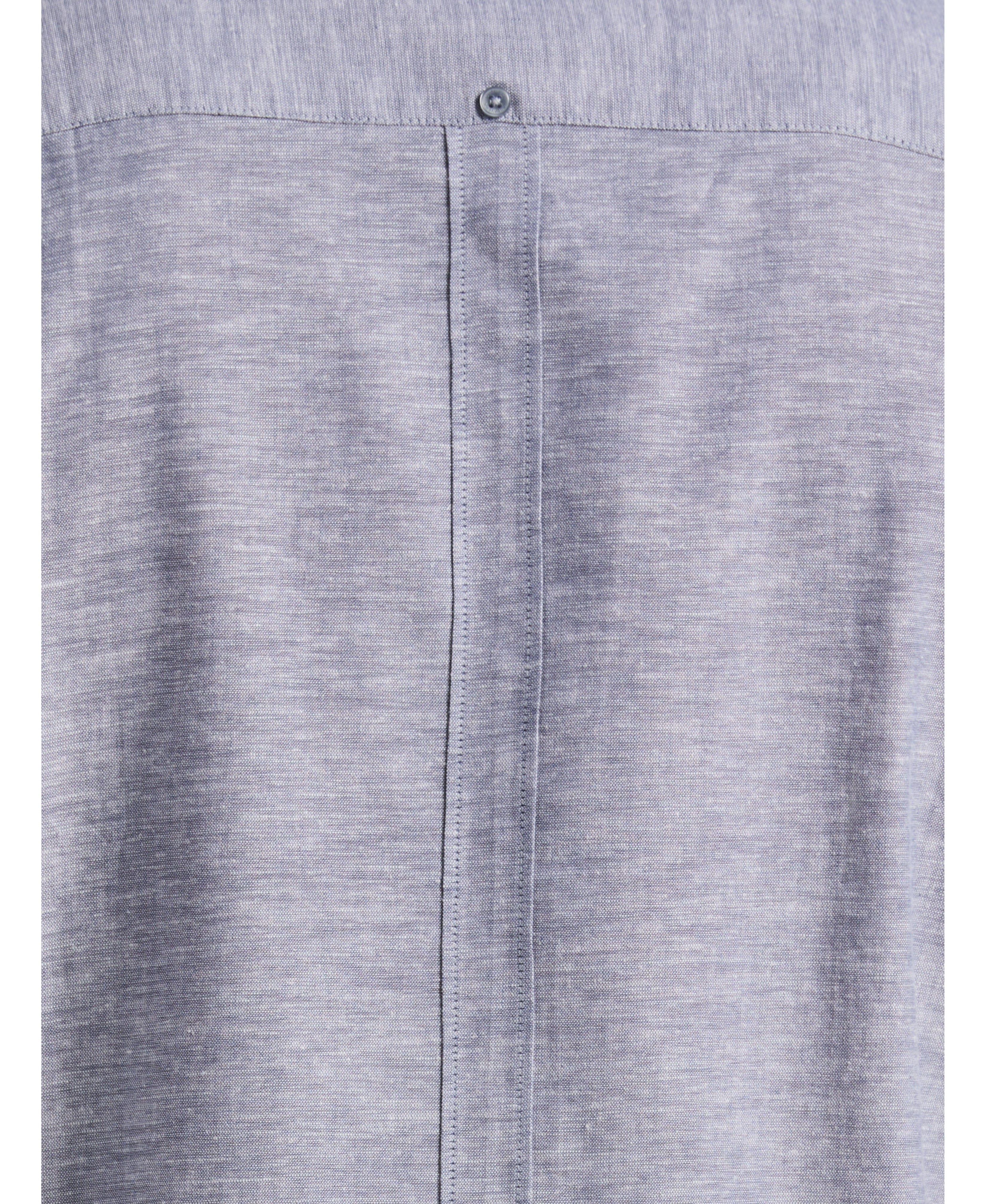 Linen Blend Cross Dye Guayabera Shirt - Image 6