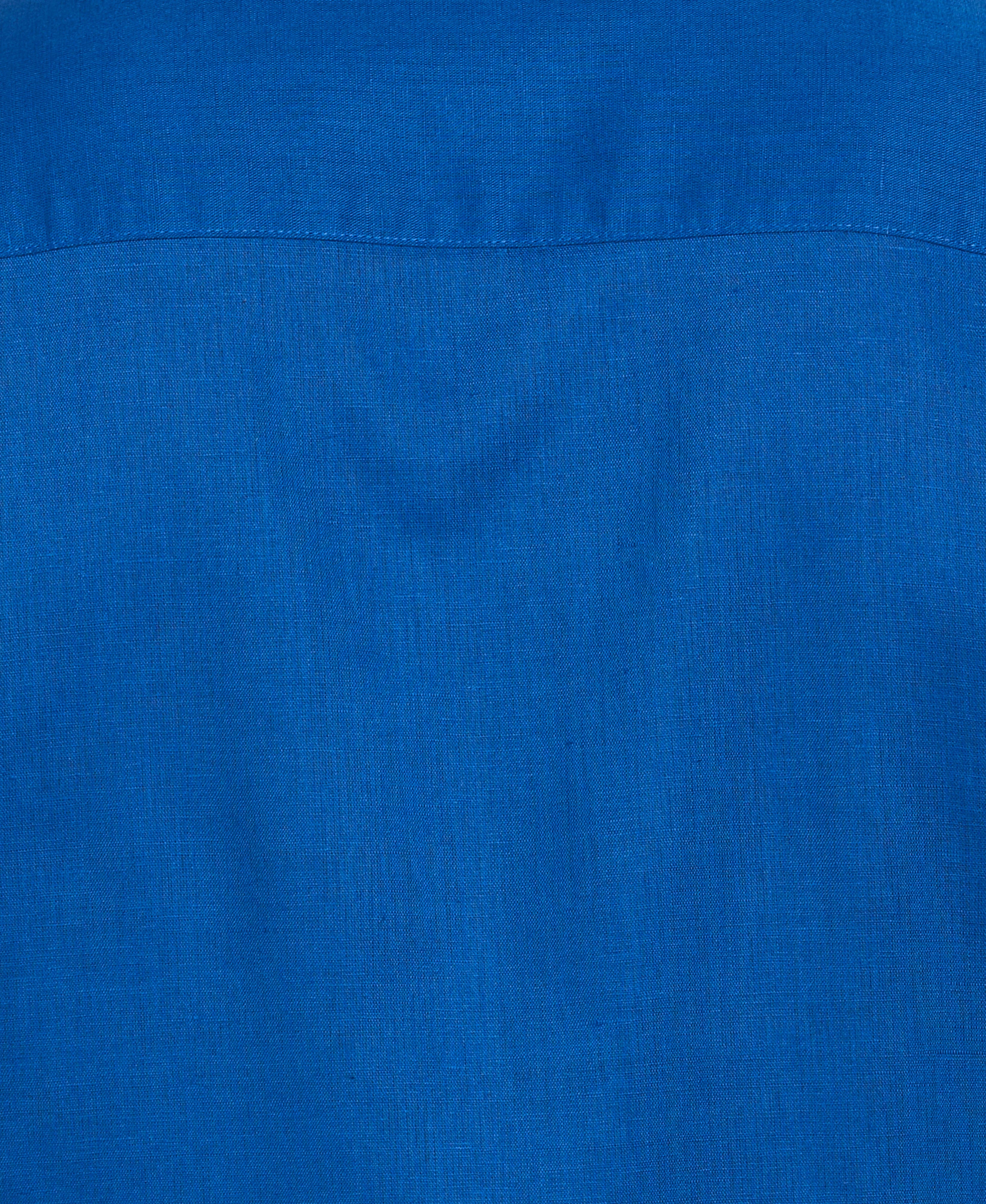 Linen Blend No-Pocket Guayabera Shirt - Image 43