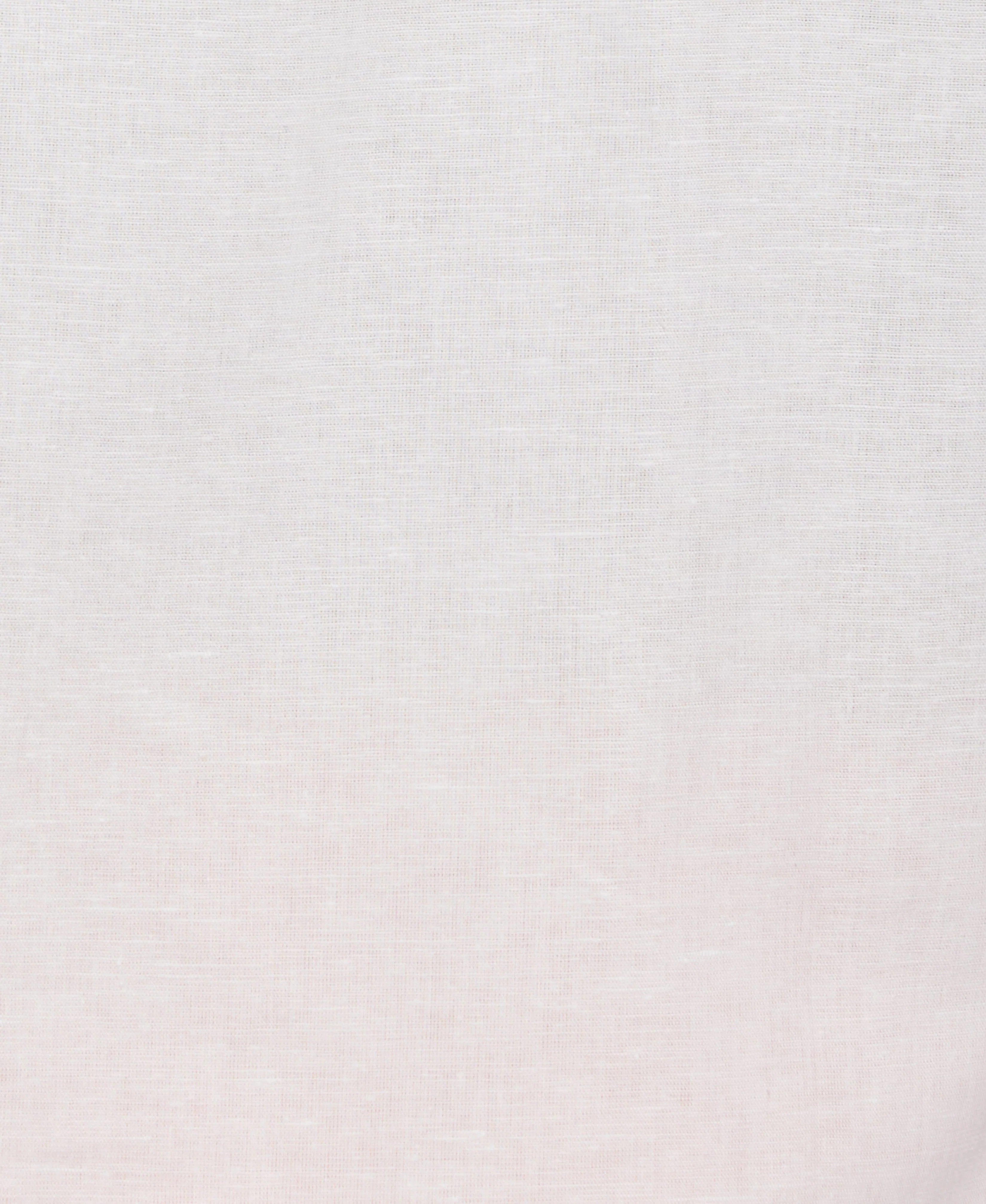 Linen Blend L-Shape Embroidered Shirt - Image 5