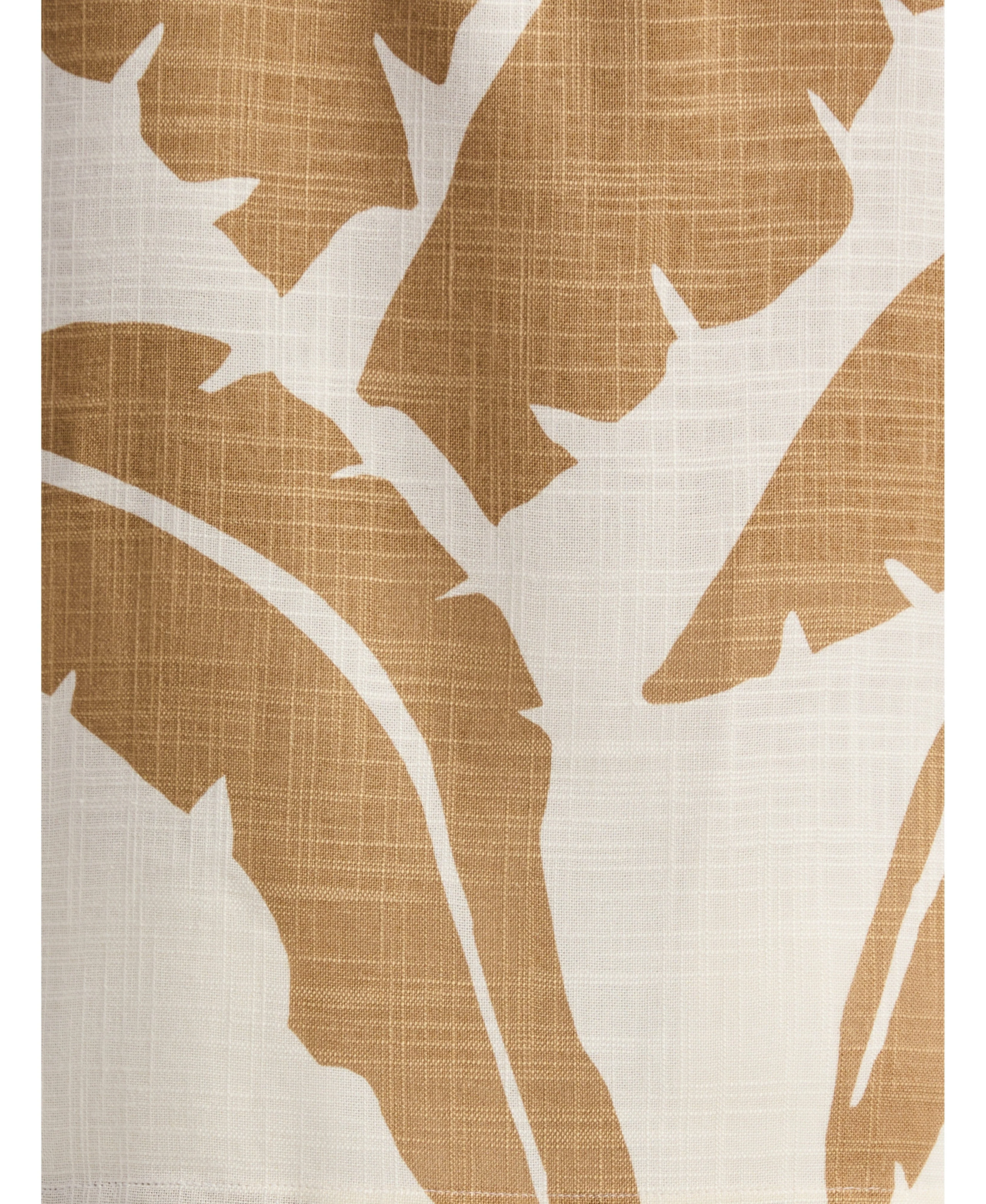 Linen Blend Palm Print Shirt - Image 6