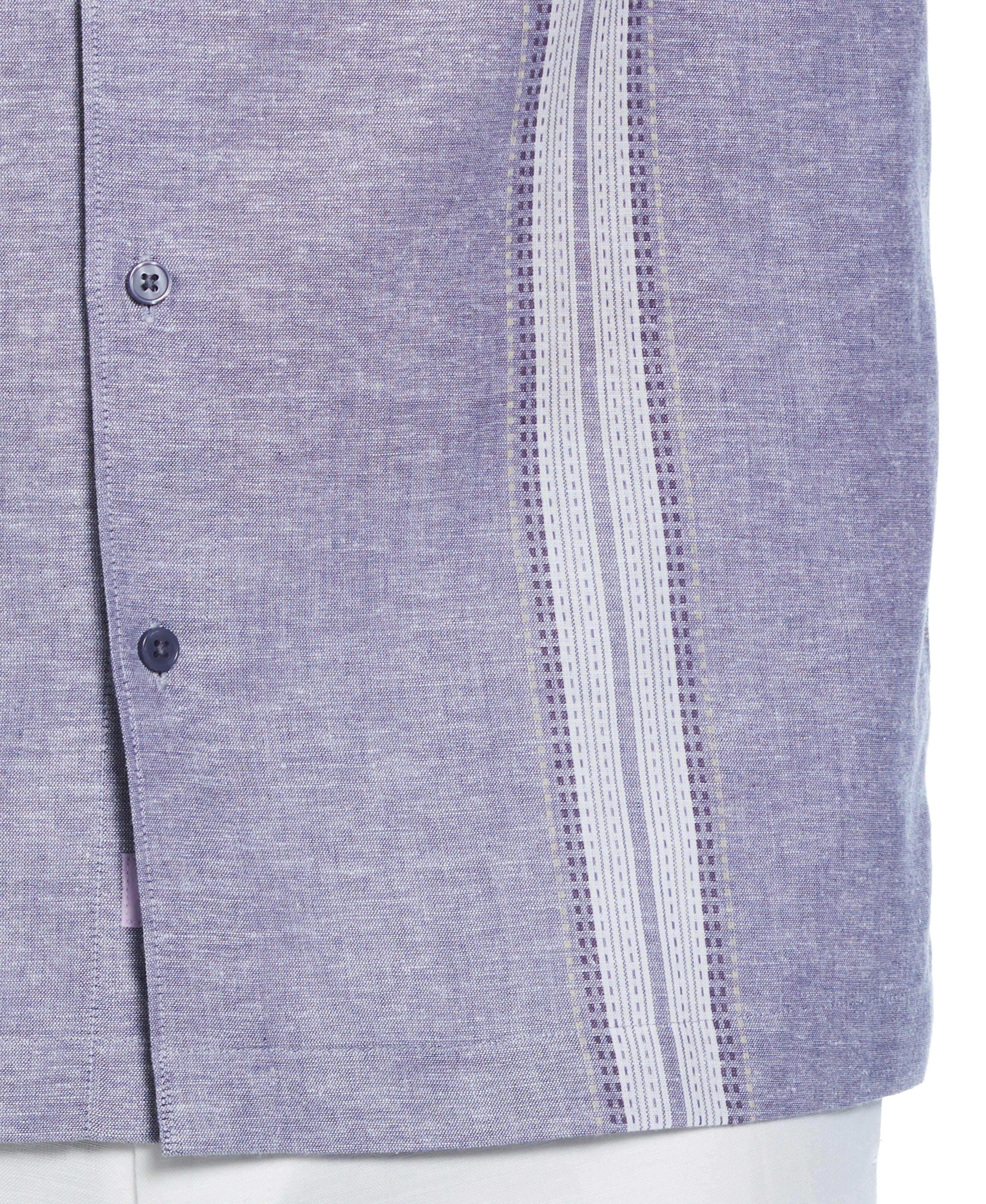 Linen Blend Panel Shirt - Image 4
